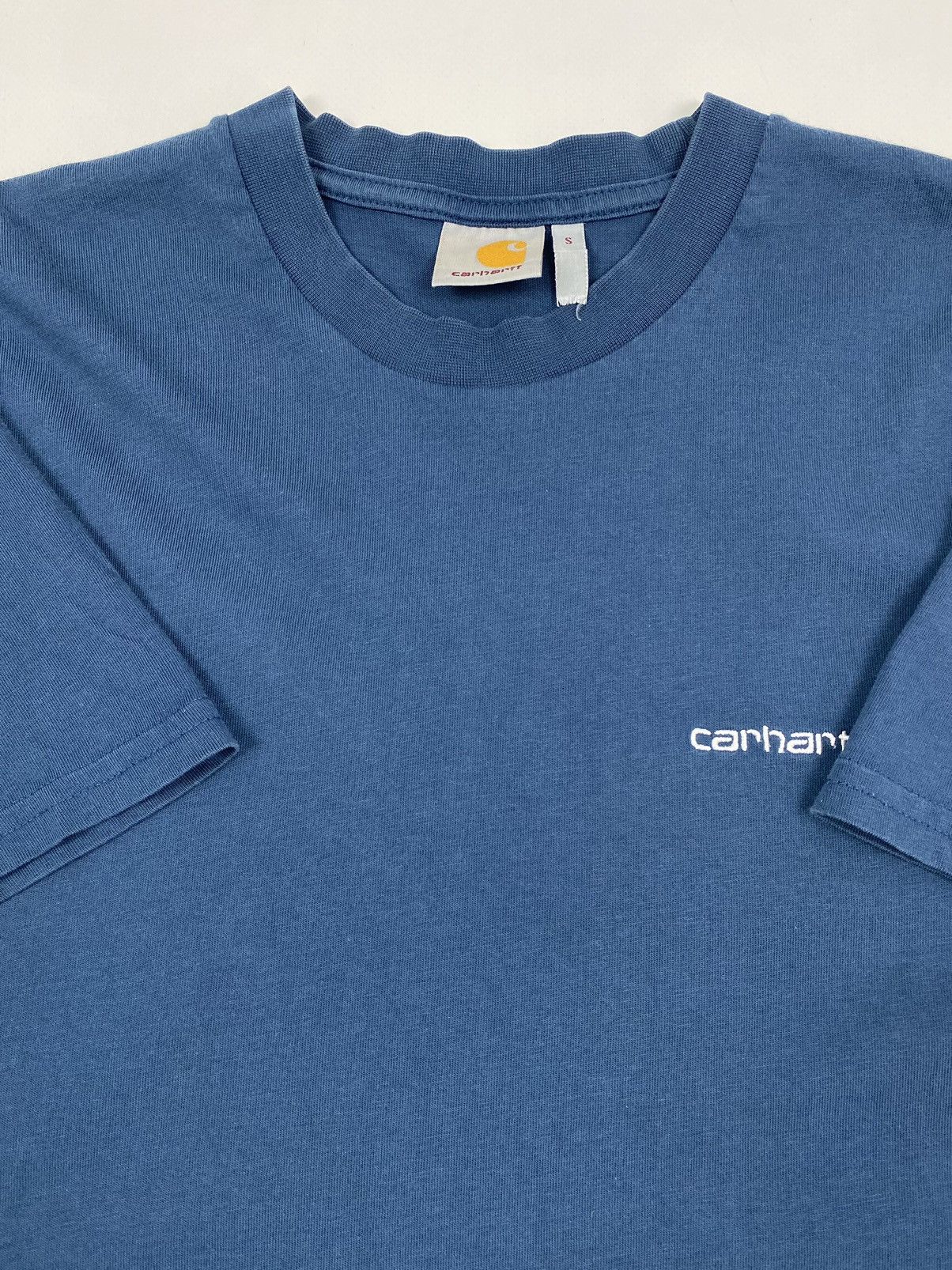 Carhartt Y2K Carhartt Mini Script Embroidered Logo Tee Size US S / EU 44-46 / 1 - 2 Thumbnail
