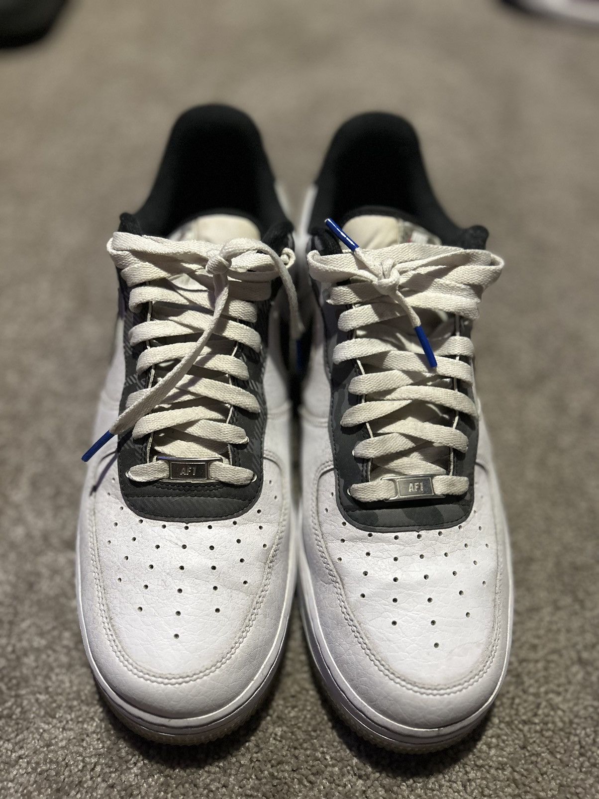 Nike Airforce 1 remix white Size US 12.5 / EU 45-46 - 5 Thumbnail