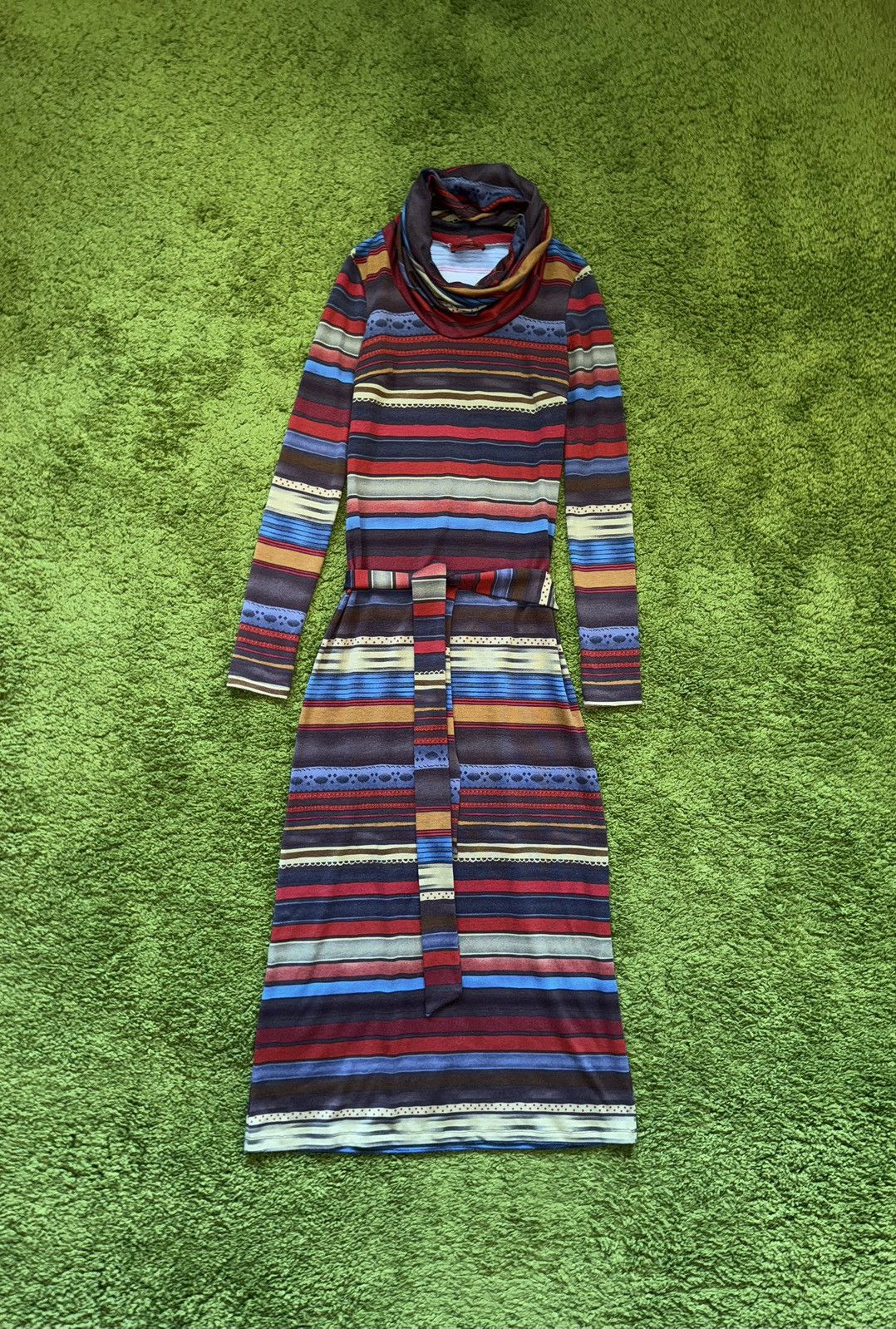 Designer × Missoni Missoni coloured belted maxi dress Size M / US 6-8 / IT 42-44 - 1 Thumbnail