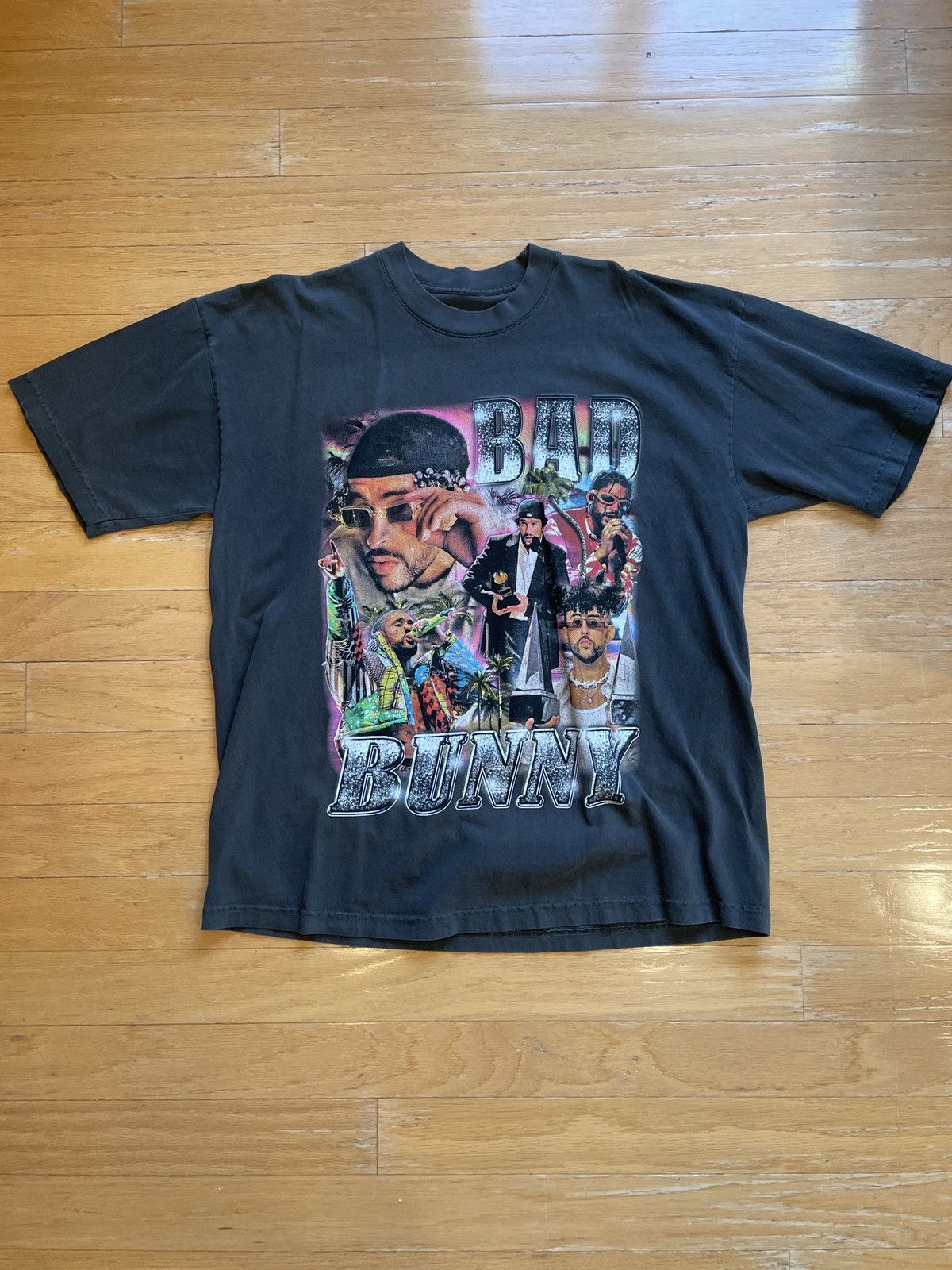 Other Street Market Supply Bad Bunny Vintage Black Tee Size US L / EU 52-54 / 3 - 1 Thumbnail