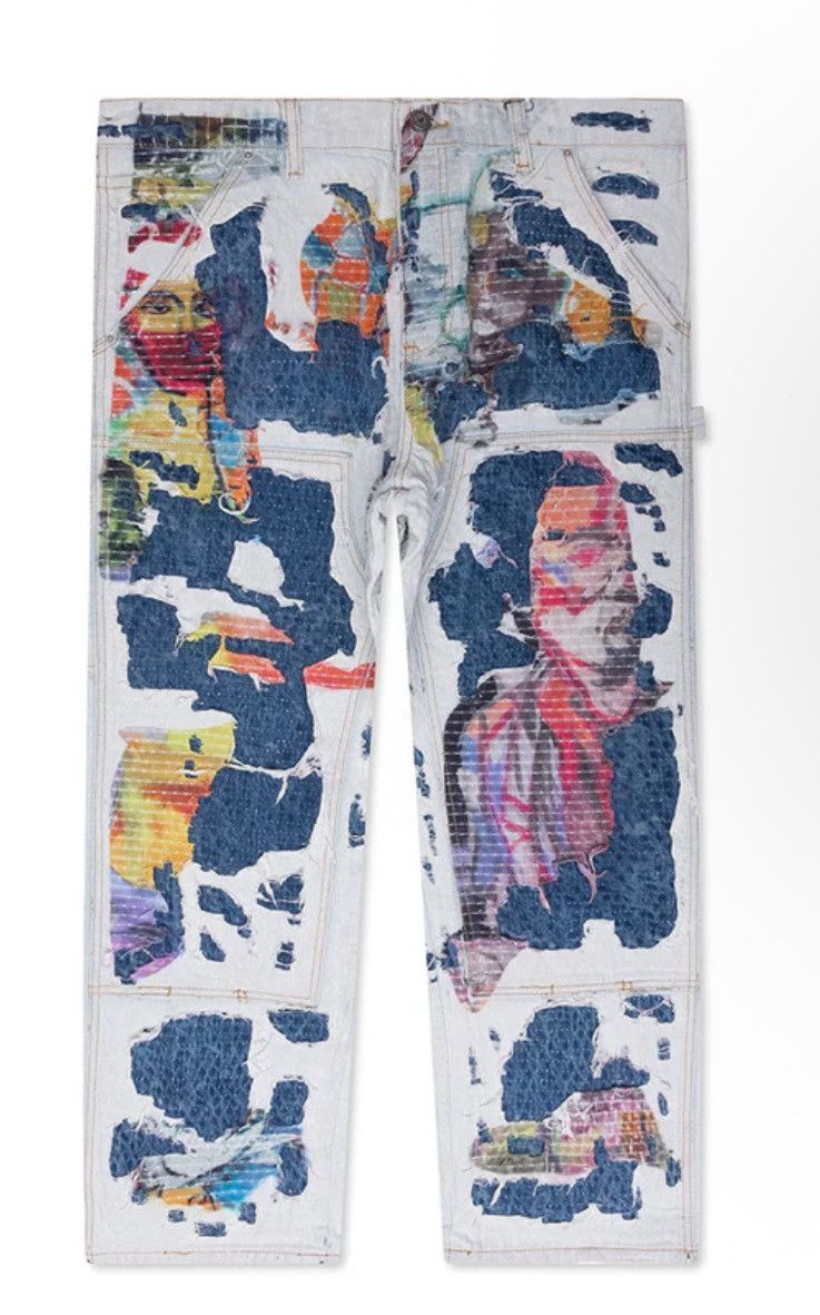 KidSuper Kidsuper boro denim jeans size small 34” Size US 34 / EU 50 - 1 Thumbnail