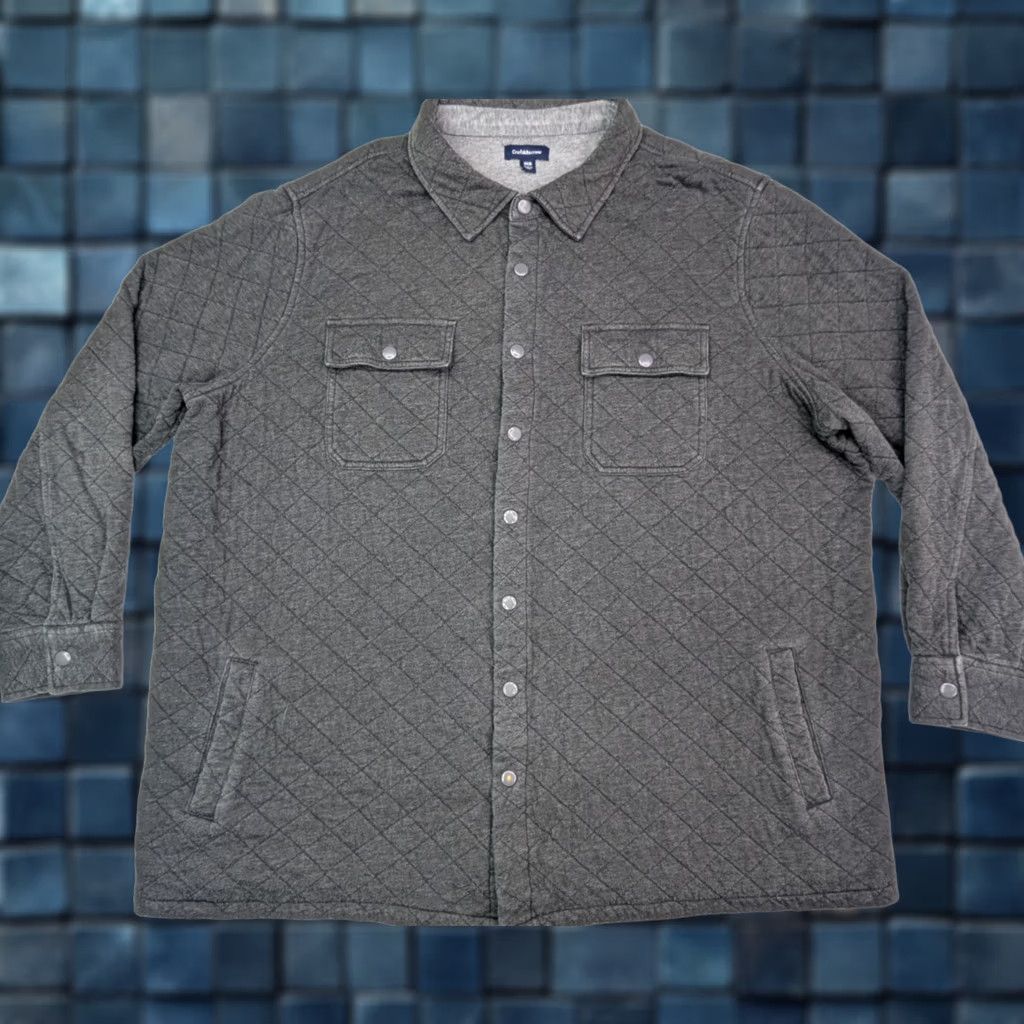 Croft & Barrow Croft & Barrow Quilted Jacket Gray 3XB Men Shirt/Coat/Coat? Size US XXL / EU 58 / 5 - 1 Thumbnail