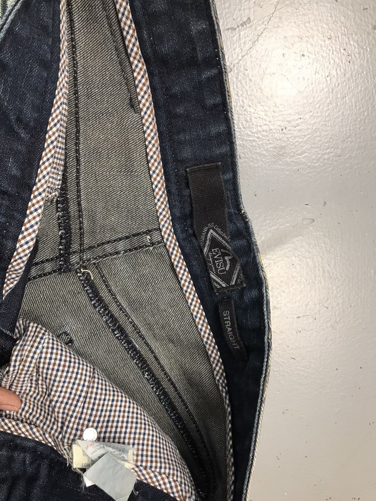 Japanese Brand Vintage Evisu inspired crazy patterns printed seagull short Size 29" - 7 Thumbnail