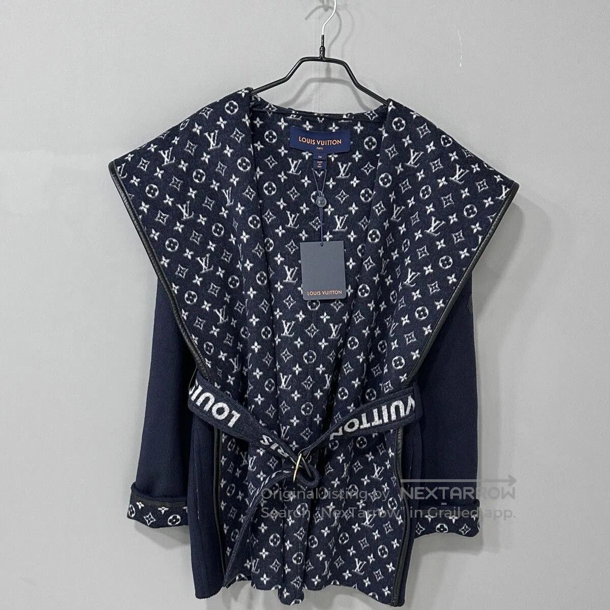 Louis Vuitton louis vuitton navy monogram bathrobe coat. Size S / US 4 / IT 40 - 1 Thumbnail