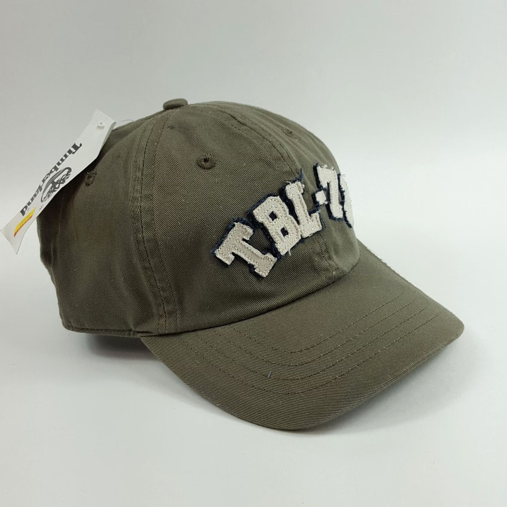 Timberland VINTAGE Timberland Logo Outdoor Hat Baseball Cap Dad Adjustable Men Green 90s Retro Hiking Camping Casual Cap Size ONE SIZE - 4 Thumbnail