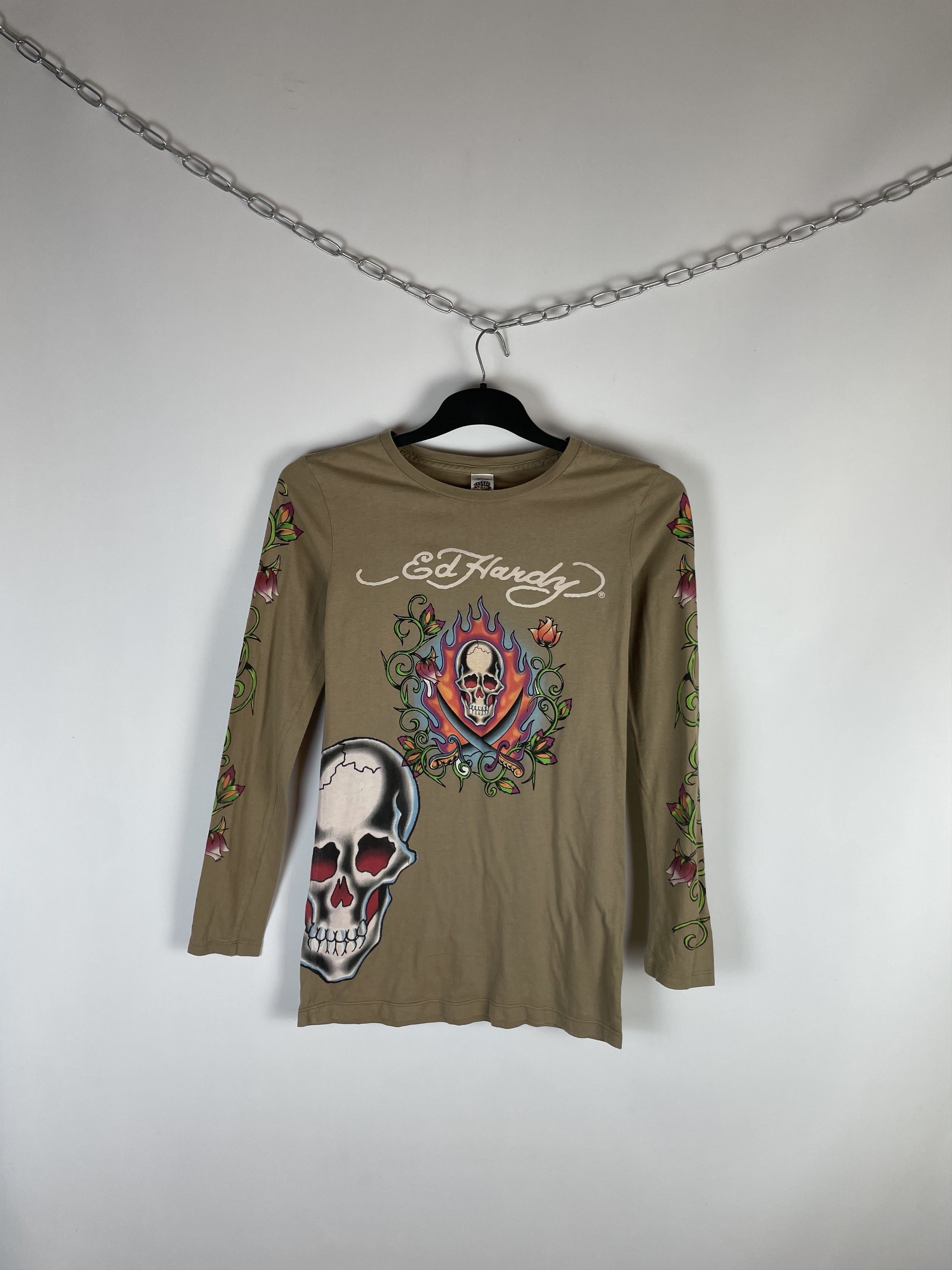 Christian Audigier Vintage Y2K Ed Hardy Long Sleeve Size L / US 10 / IT 46 - 1 Thumbnail