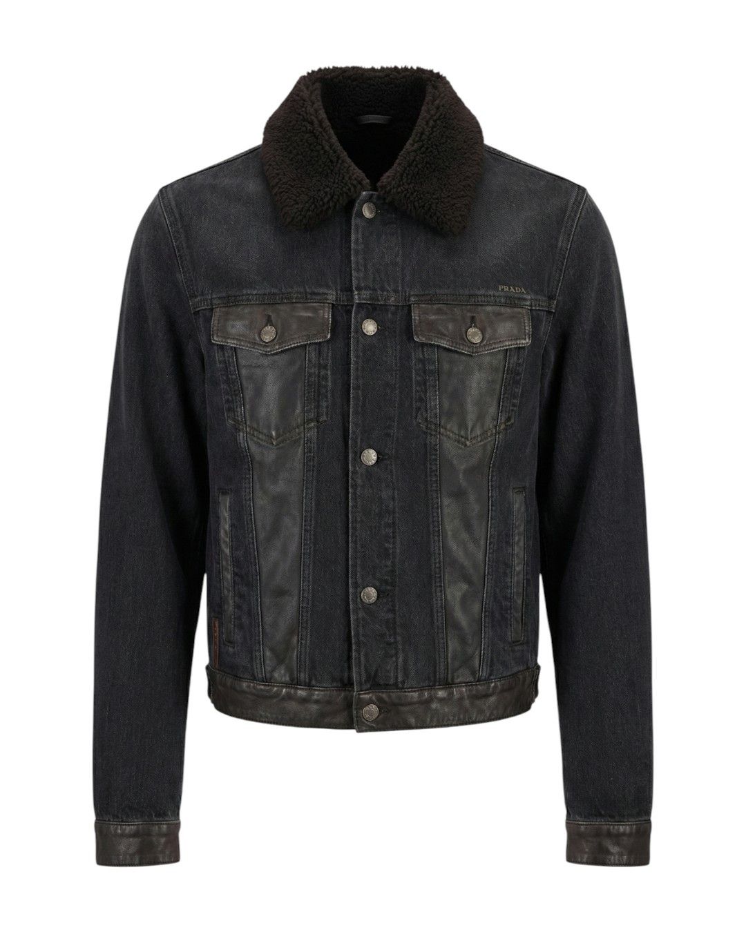 Prada F/W 2006 SHEARLING DENIM JACKET Size US L / EU 52-54 / 3 - 1 Thumbnail
