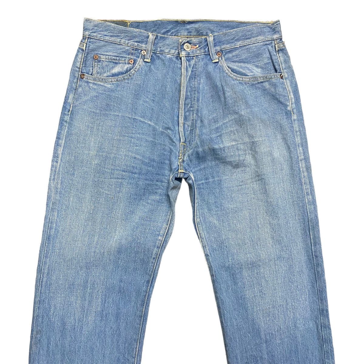 Iron Heart × Self Edge EARTH CULTURE Denim Selvedge Jeans Lot RR1011 Size US 32 / EU 48 - 3 Thumbnail