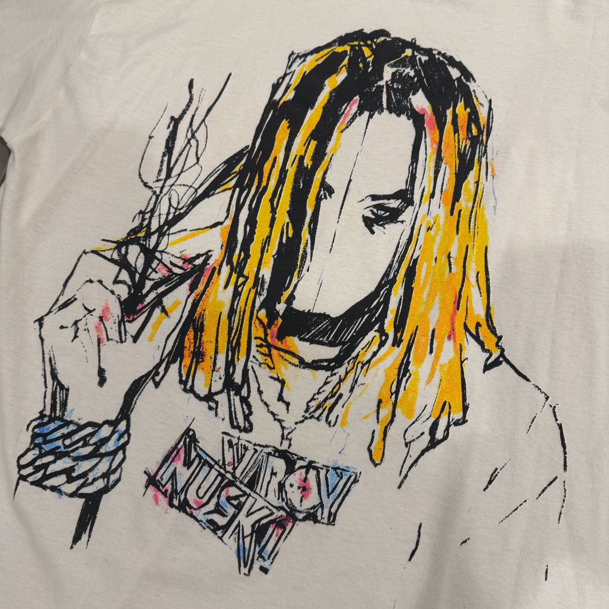 Revenge Revenge x Lil Durk painting tee White size XL Like new Size US XL / EU 56 / 4 - 7 Thumbnail