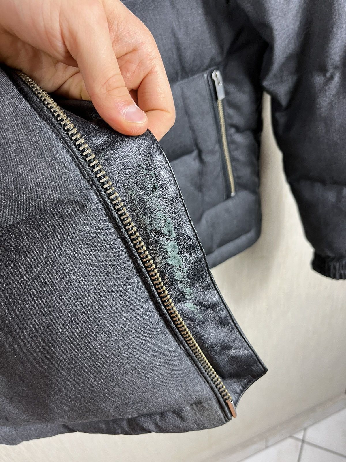 Designer × The Kooples The Kooples wool down puffer jacket hooded leather acs Size US M / EU 48-50 / 2 - 17 Thumbnail