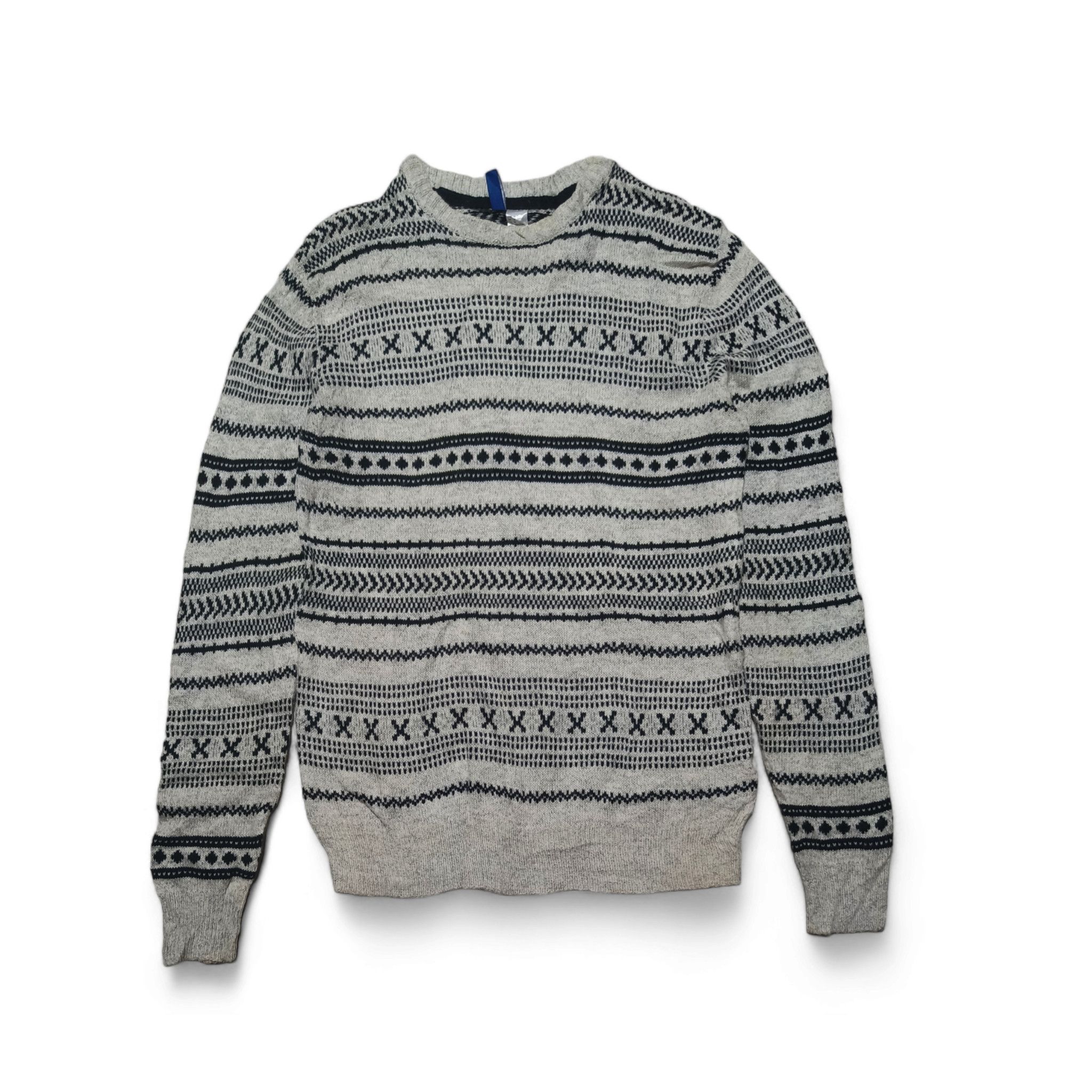 H&M Vintage H&M Ethnic Motifs Pattern Knit Sweater Size US M / EU 48-50 / 2 - 1 Thumbnail
