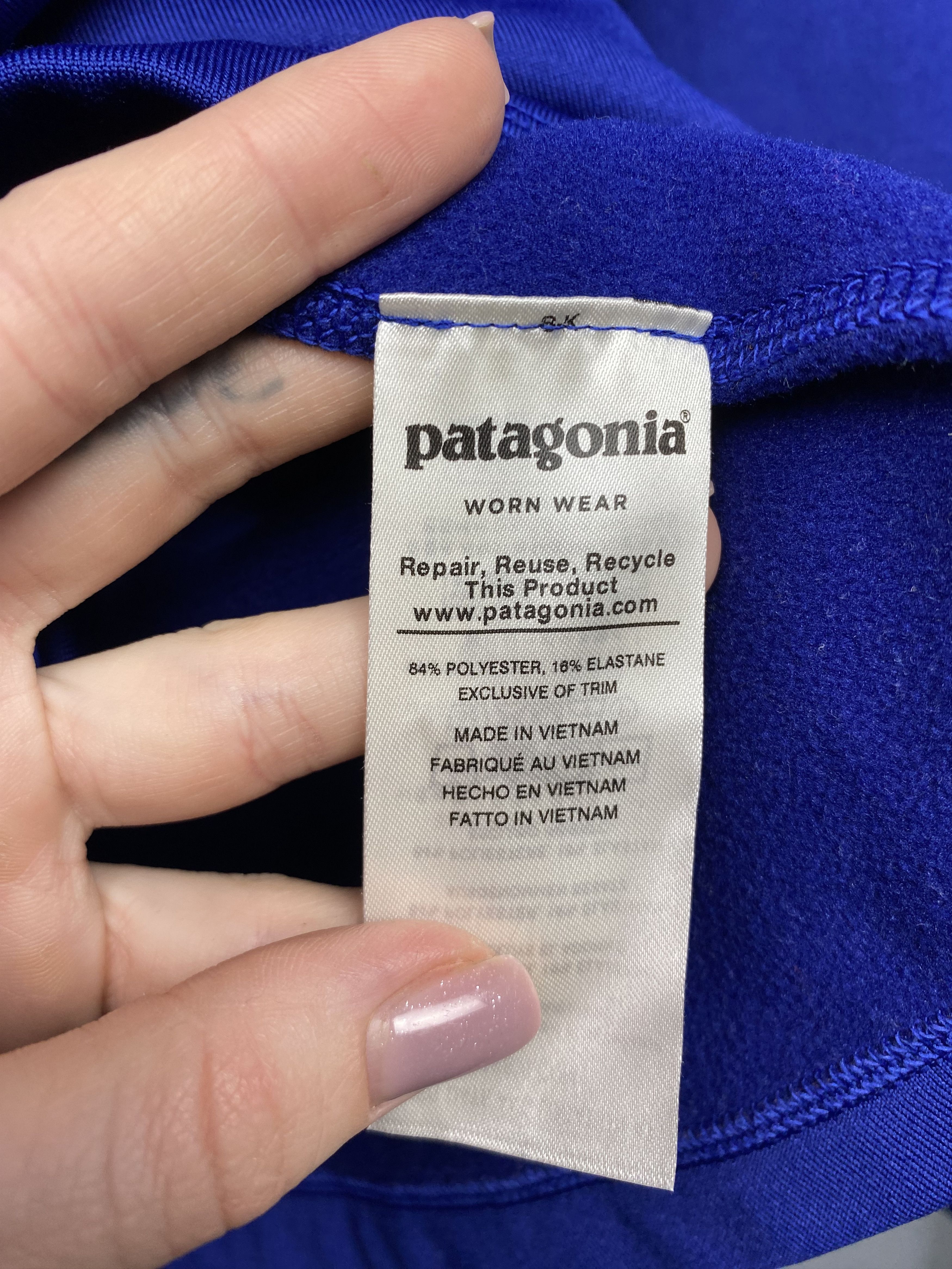 Patagonia × Vintage Patagonia Vintage Womens 1\4 Zip Sweatshirt Size M / US 6-8 / IT 42-44 - 7 Thumbnail