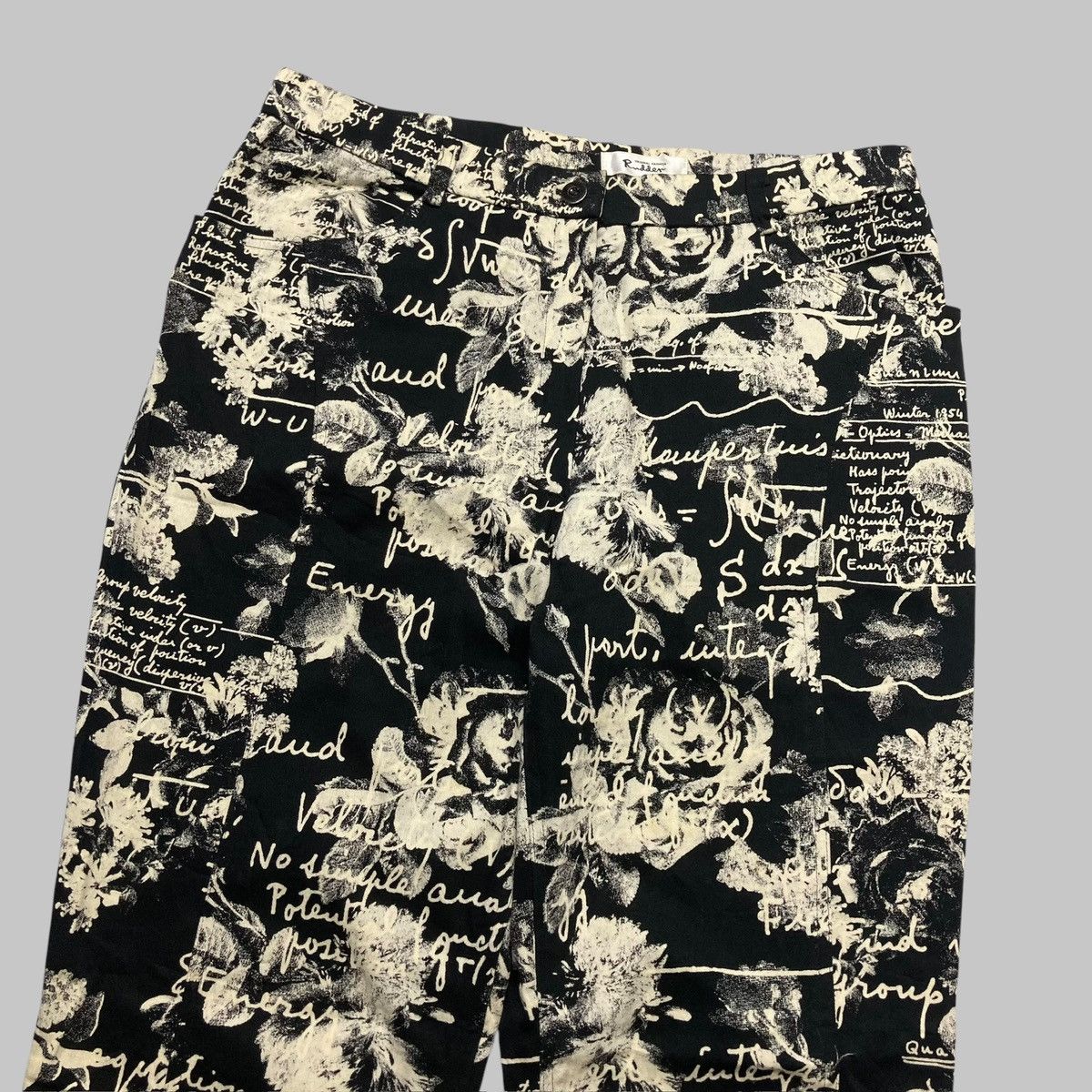 Hysteric Glamour × Japanese Brand × Tornado Mart MINORI. CO - Flared Flowers Pants All Over Printed Size US 30 / EU 46 - 2 Thumbnail