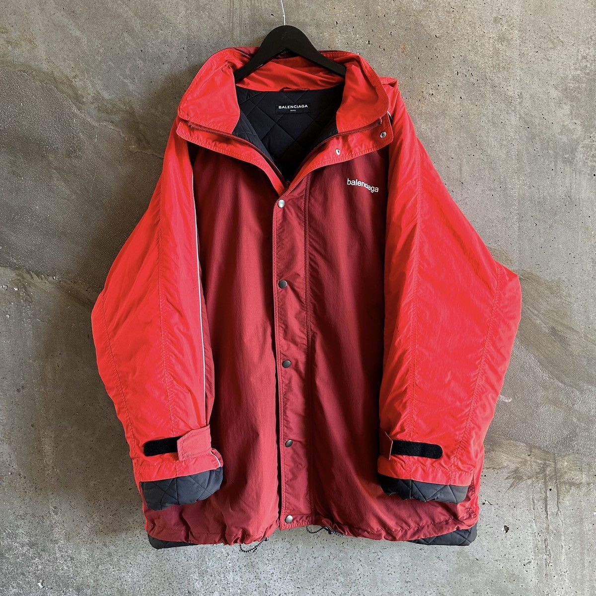 Balenciaga Runway SS18 Oversized Quilted Shell Jacket Size US XL / EU 56 / 4 - 1 Thumbnail