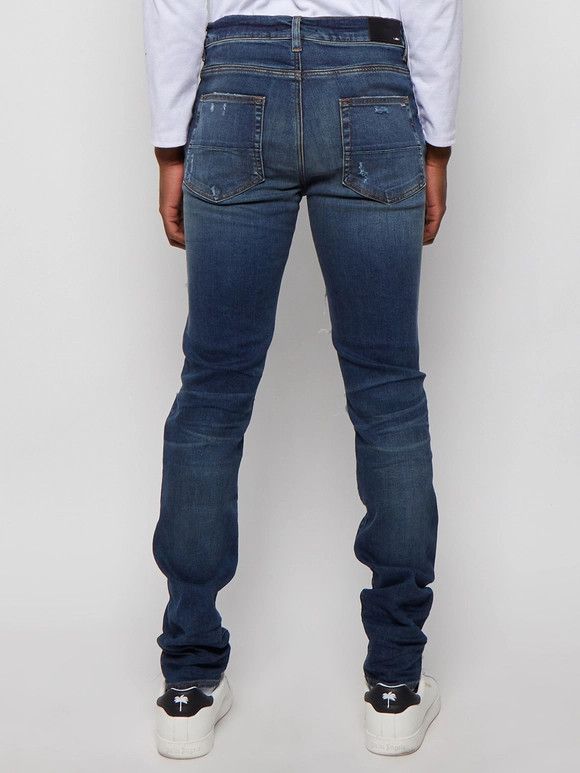 Amiri o1w1db10525 Plaid Thrasher Jeans in Blue Size US 38 / EU 54 - 5 Thumbnail