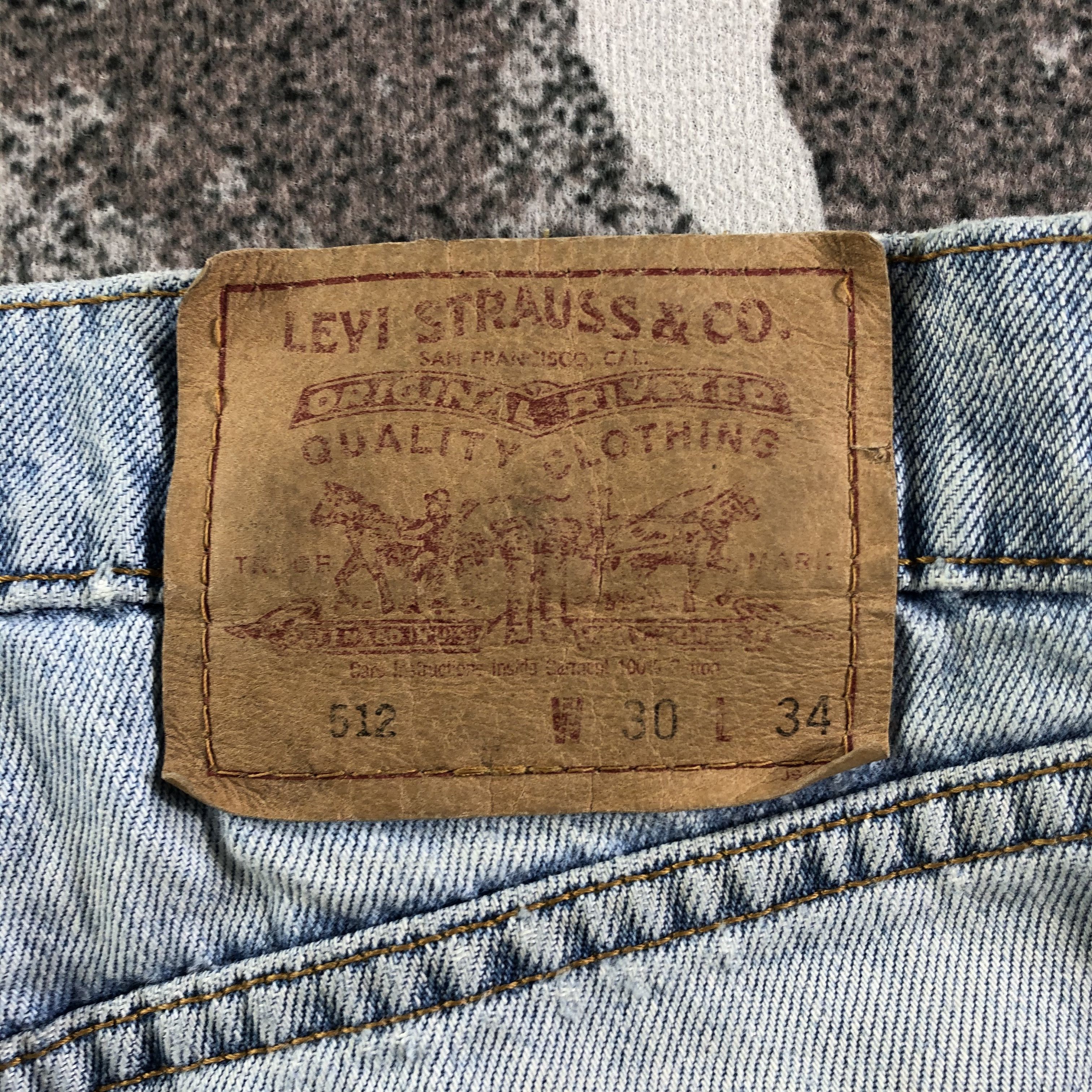 Levi's Vintage Levis 514 Jeans Faded Black Denim KJ1114 Size US 32 / EU 48 - 5 Thumbnail