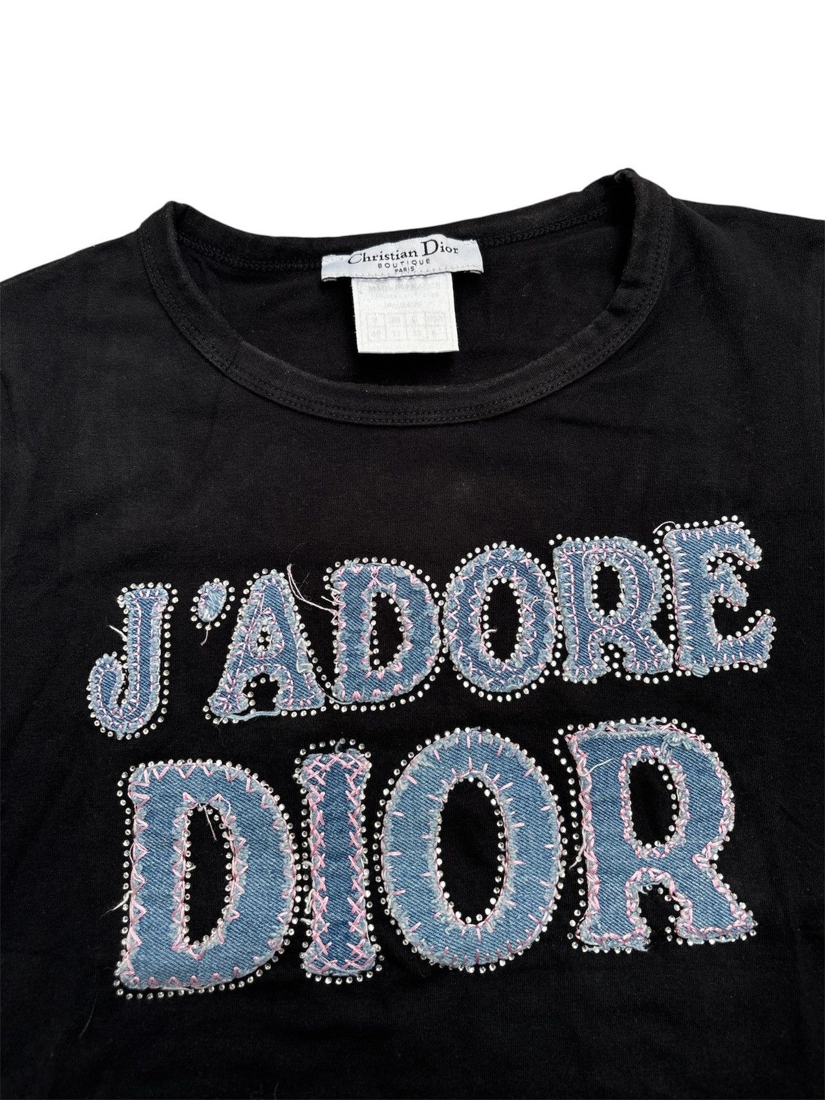 Dior SS02 John Galliano J’Adore Dior T-Shirt Size M / US 6-8 / IT 42-44 - 2 Thumbnail