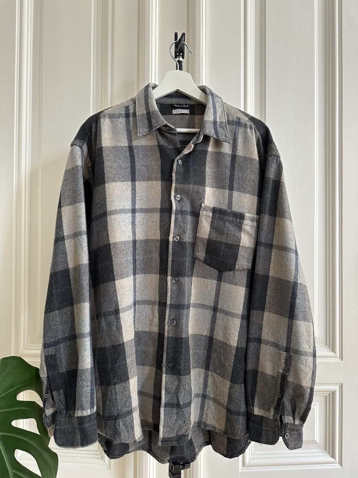 Boneville Boneville Vintage a/w 1995 Massimo Osti Style Flanell Shirt Size US L / EU 52-54 / 3 - 3 Thumbnail