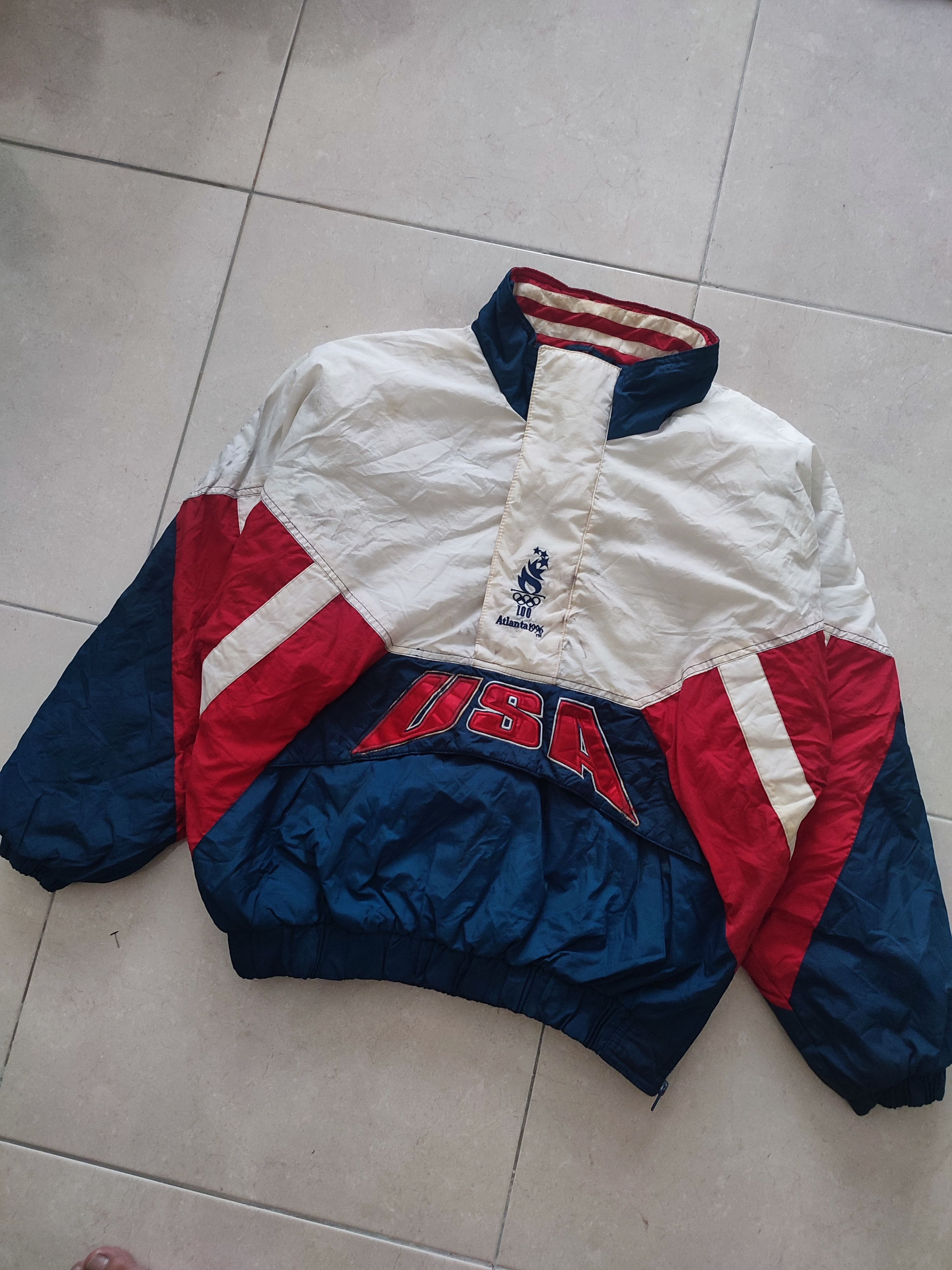 Starter × USA Olympics × Vintage 🔥STEALS🔥Very Rare Vintage Starter Olympic Atlanta Jacket Size US M / EU 48-50 / 2 - 2 Thumbnail