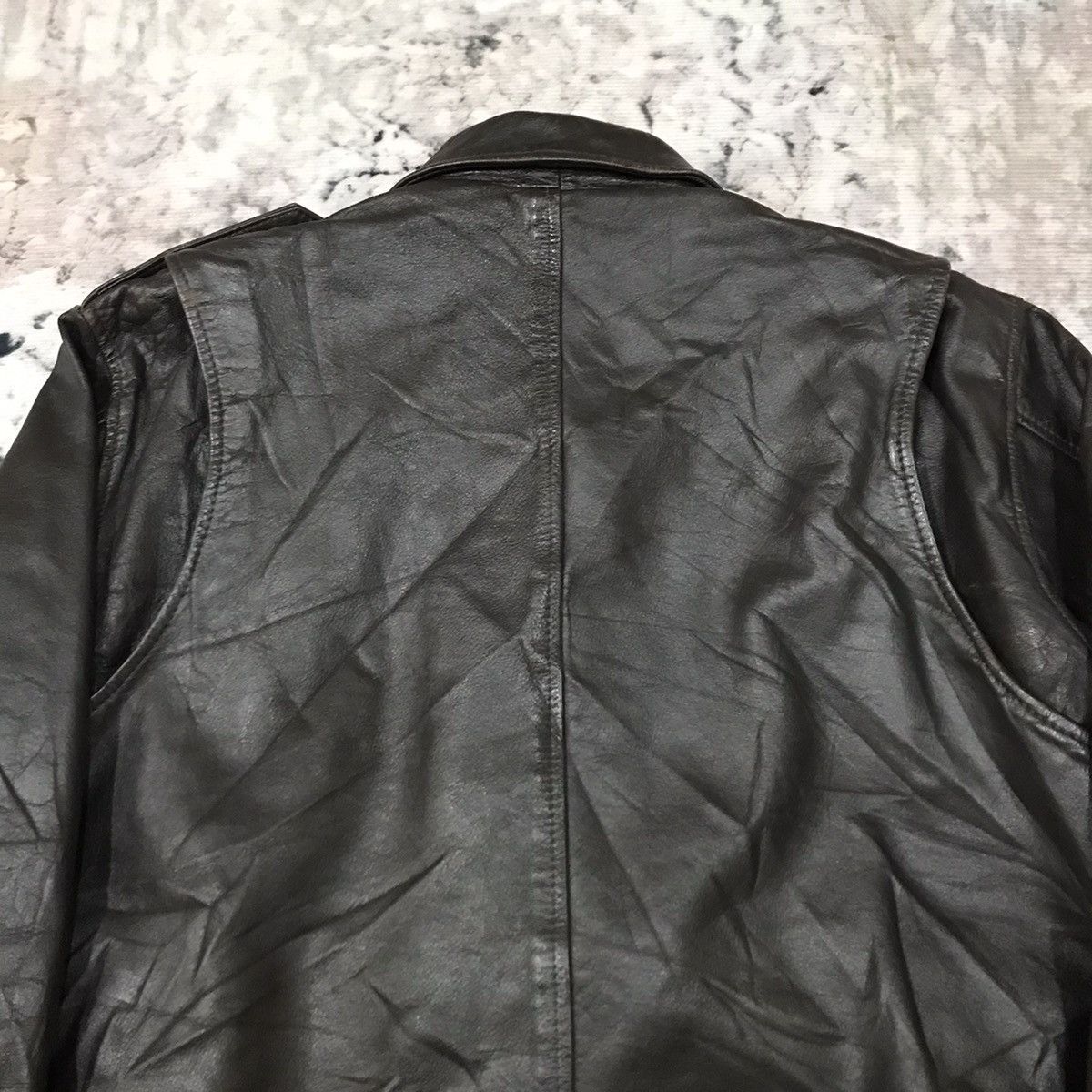 Japanese Brand × Vintage Vintage Men’s Toma Bomber Leather Jacket Size US M / EU 48-50 / 2 - 11 Thumbnail