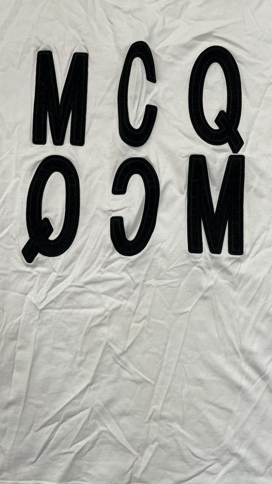 Alexander McQueen Alexander McQueen MCQ spellout logo big T shirt Size US XL / EU 56 / 4 - 3 Thumbnail