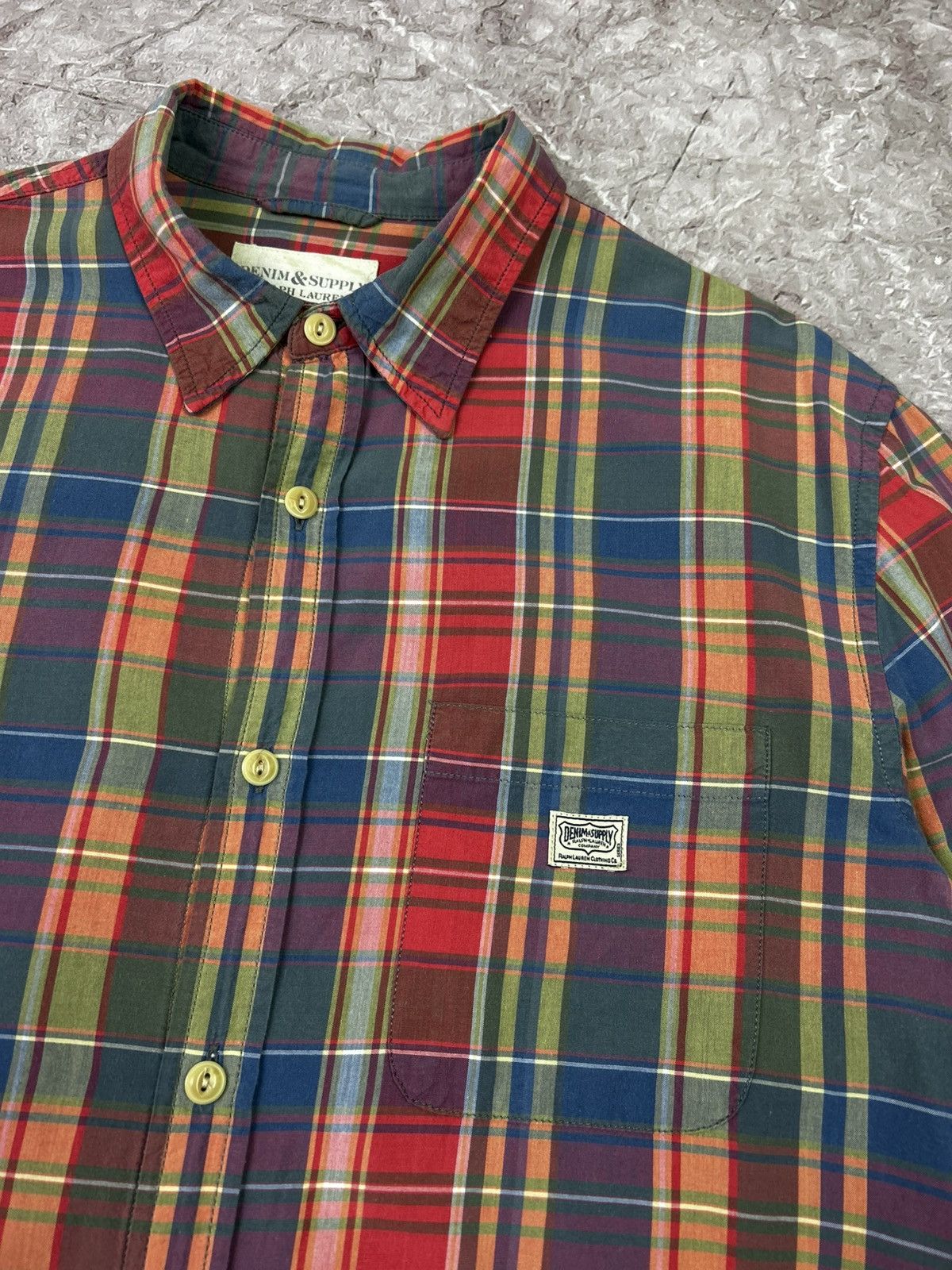 Denim & Supply Ralph Lauren × Vintage Denim&Supply Ralph Lauren Shirt Travis Style Size US L / EU 52-54 / 3 - 4 Thumbnail