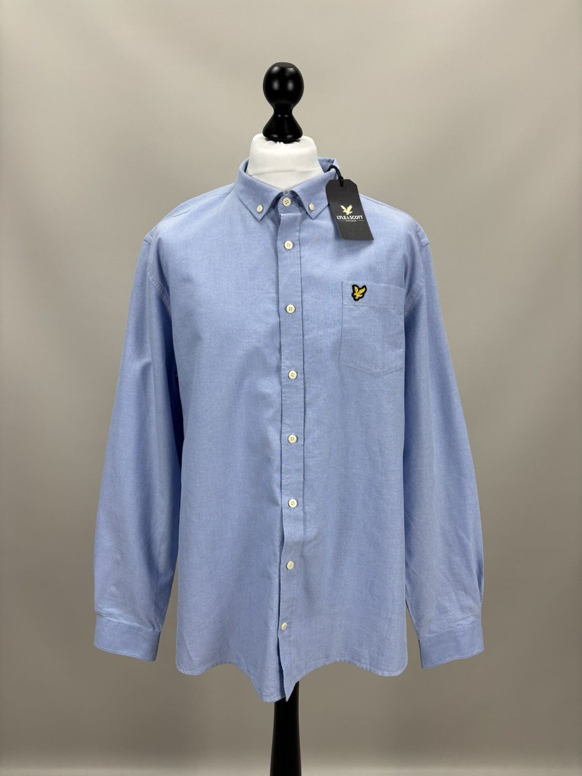 Lyle & Scott Mens shirt Lyle Scott Size XXL Color Blue Size US XXL / EU 58 / 5 - 1 Thumbnail