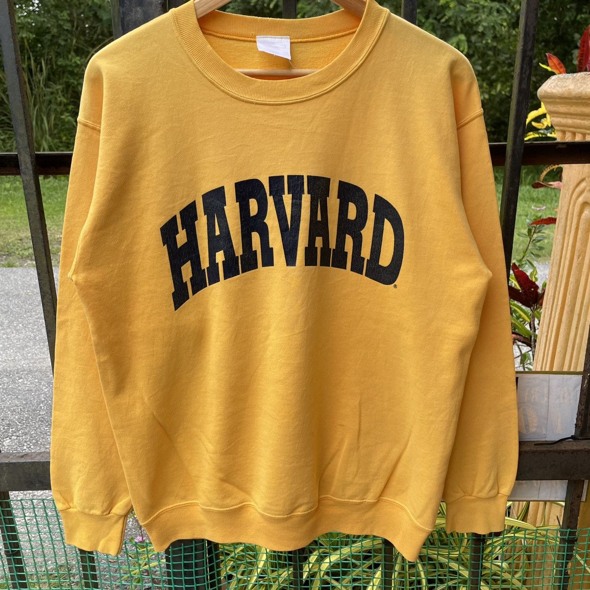 Vintage 🔥Vintage 90s HARVARD University Big Spellout Sweatshirts Size US M / EU 48-50 / 2 - 4 Thumbnail