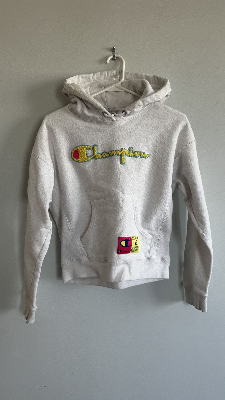 Champion Champion neon chenille embroidered hoodie Size S / US 4 / IT 40 - 4 Thumbnail