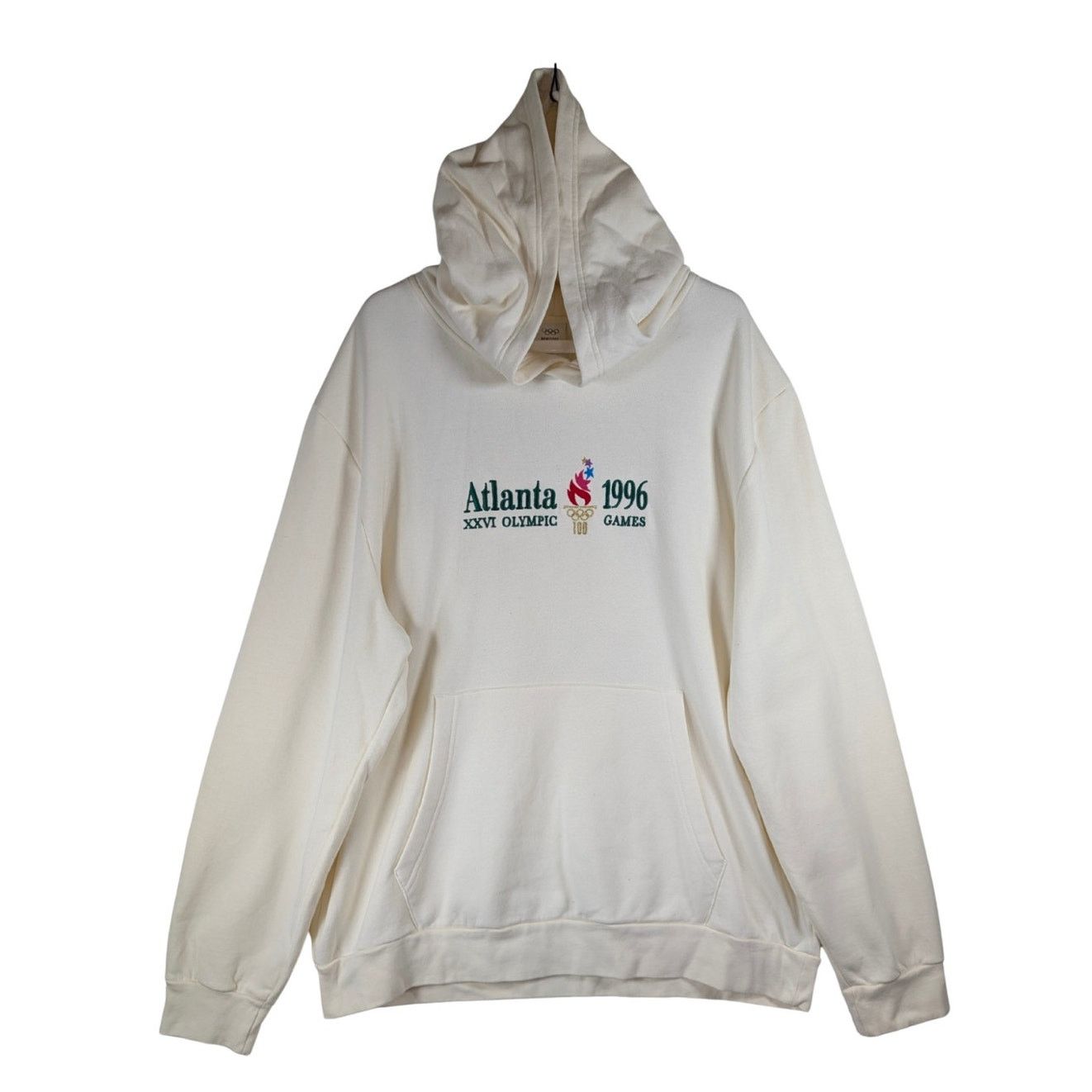 Unknown London Tillys Olympics Atlanta 1996 Cream Hoodie Sweatshirt Men XL Size US XL / EU 56 / 4 - 1 Thumbnail