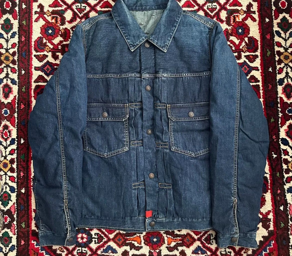 Visvim VISVIM 18aw 101 DOWN JKT denim down jacket - DMC | Grailed