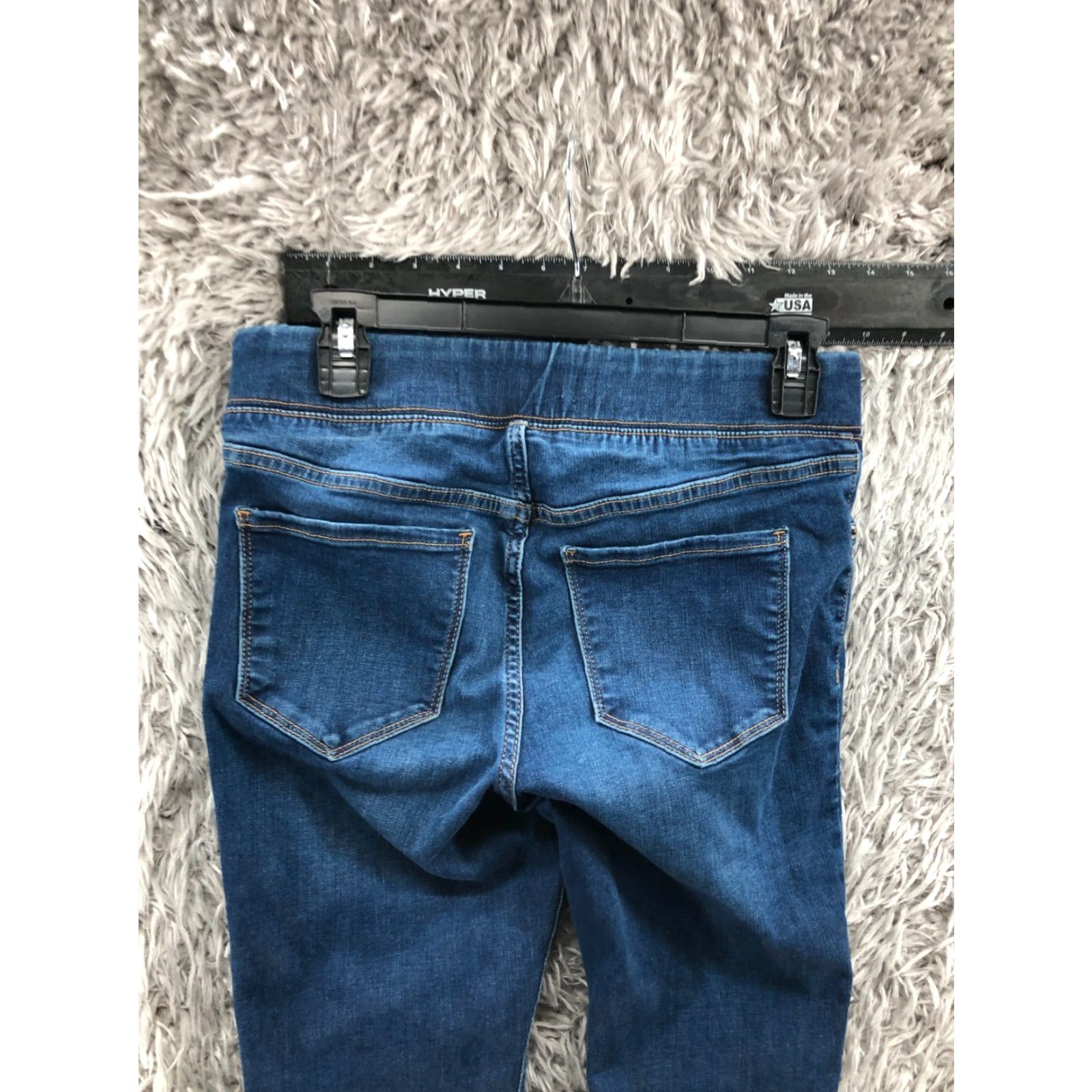 Old Navy VINTAGE Old Navy Rockstar Jegging Jeans Womens Medium Wash Blue Size 28" / US 6 / IT 42 - 6 Thumbnail
