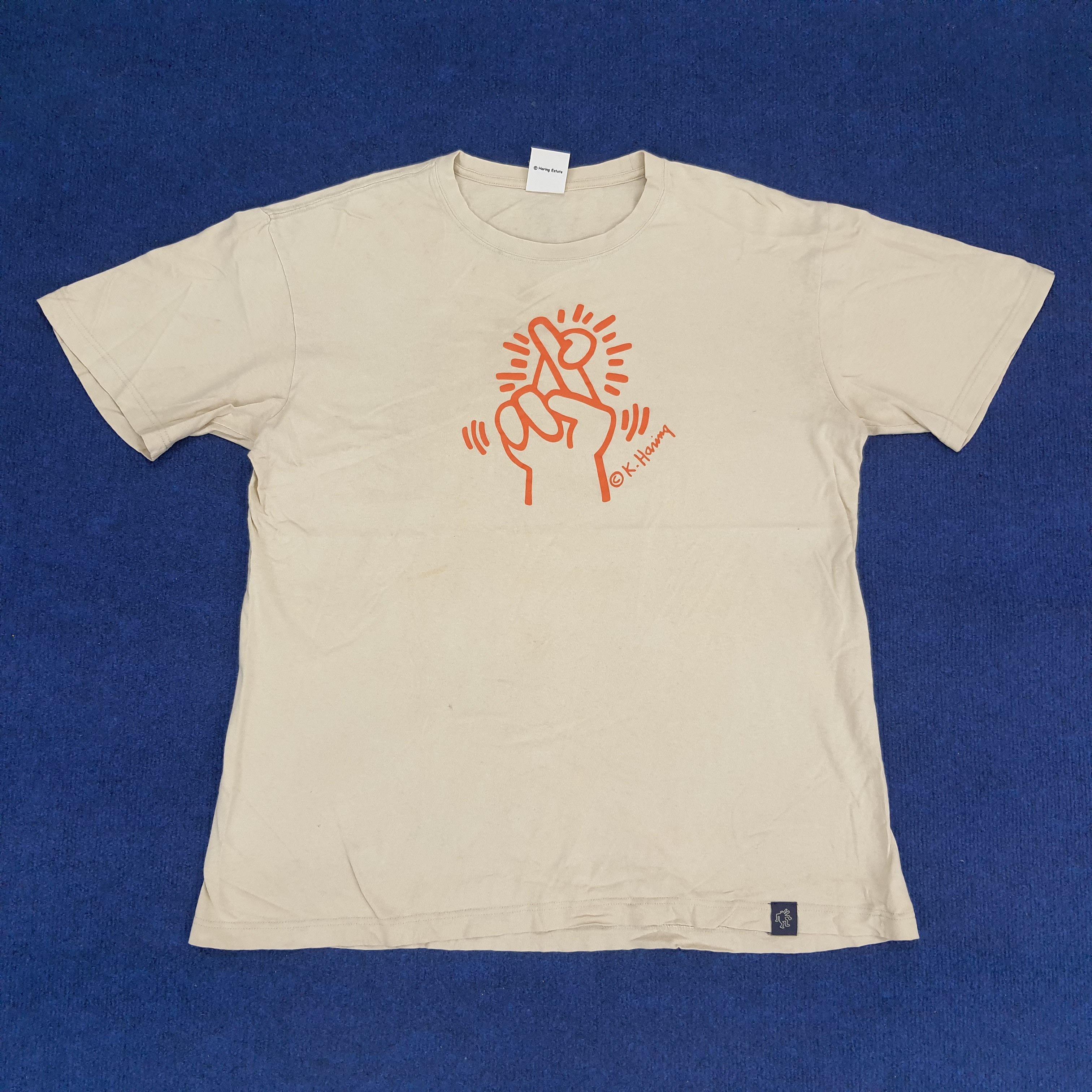 Japanese Brand × Keith Haring × Vintage Vintage Keith Haring Streetwear T-shirt Size US XL / EU 56 / 4 - 1 Thumbnail