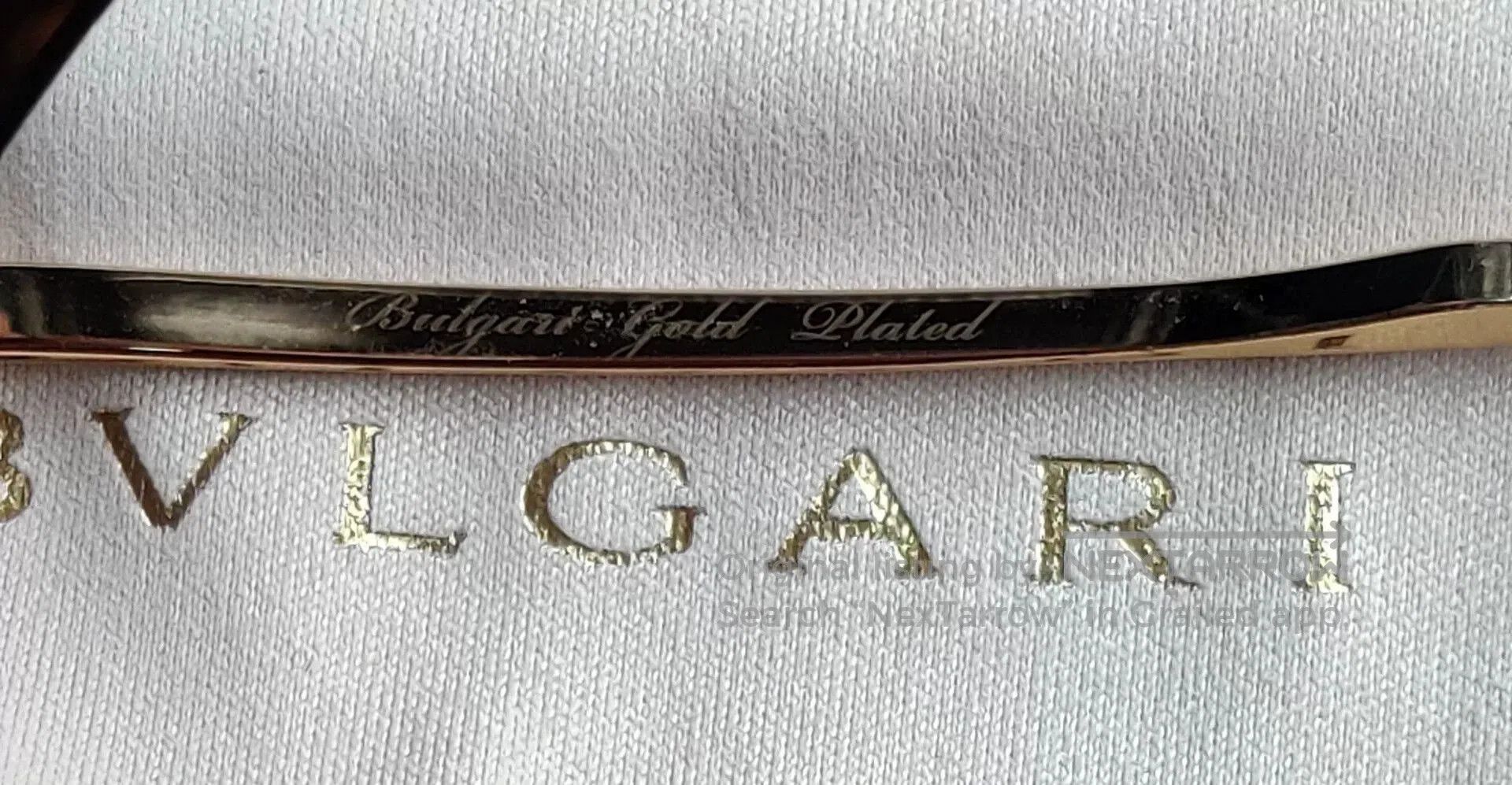 Bvlgari Bvlgari Tortoiseshell Gold. Size ONE SIZE - 4 Thumbnail