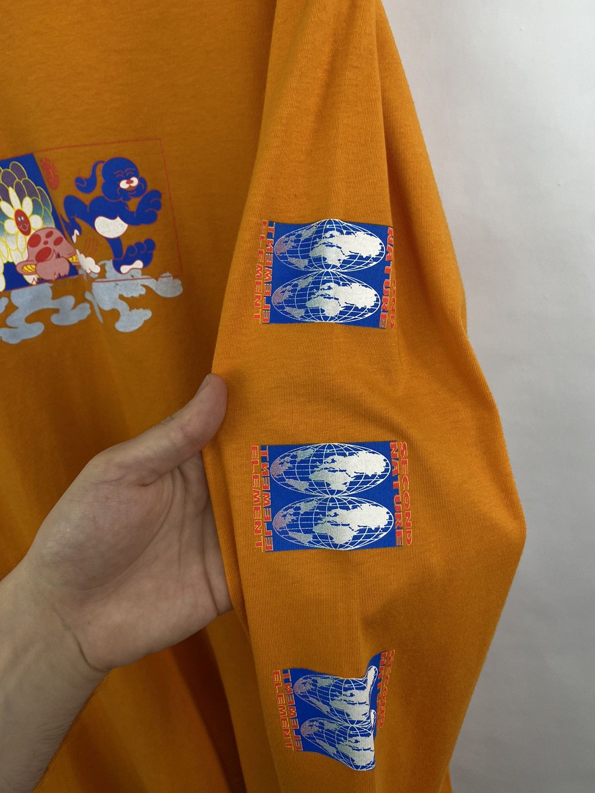 Element 🇺🇸 Vintage Element skate center logo long sleeve hype Size US L / EU 52-54 / 3 - 5 Thumbnail