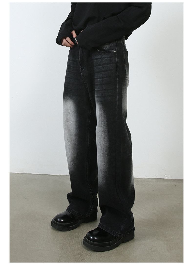 Japanese Brand × Jean Retro washed trendy all-match loose casual wide-leg jeans Size US 32 / EU 48 - 5 Thumbnail