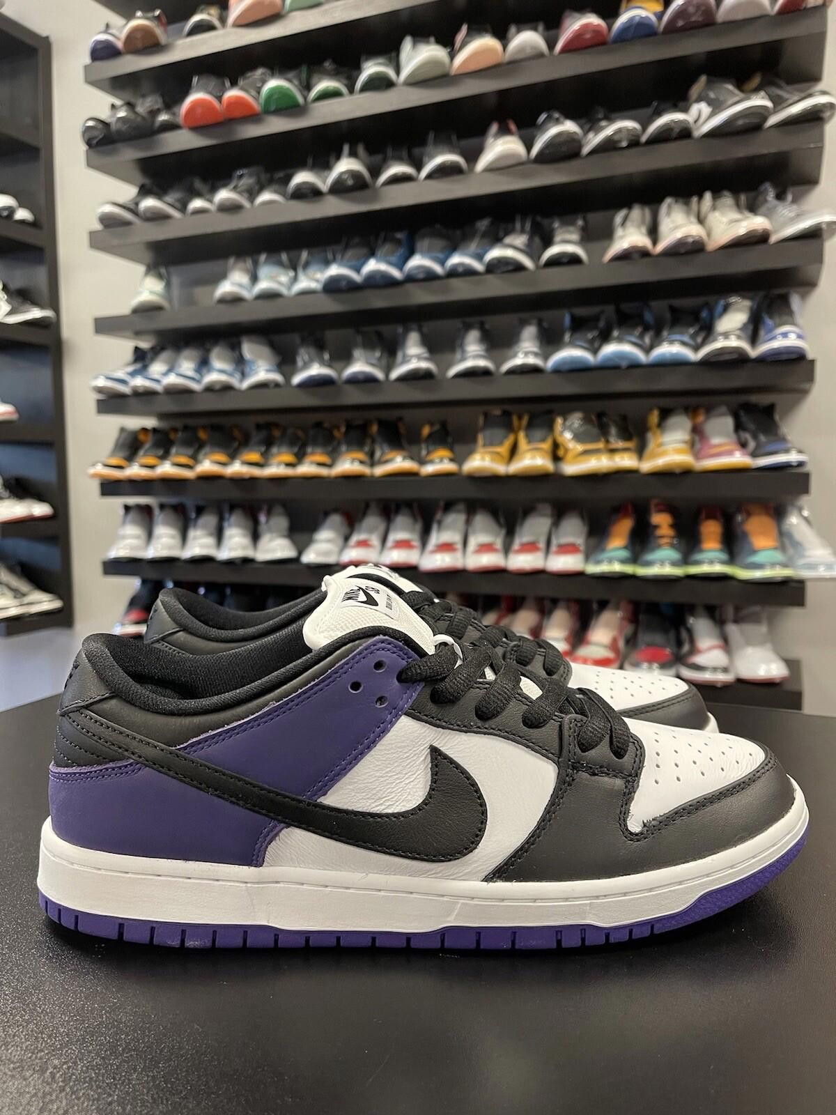 Nike Size 11.5 - Nike Dunk SB Low Court Purple BQ6817 500 Size US 11.5 / EU 44-45 - 3 Thumbnail