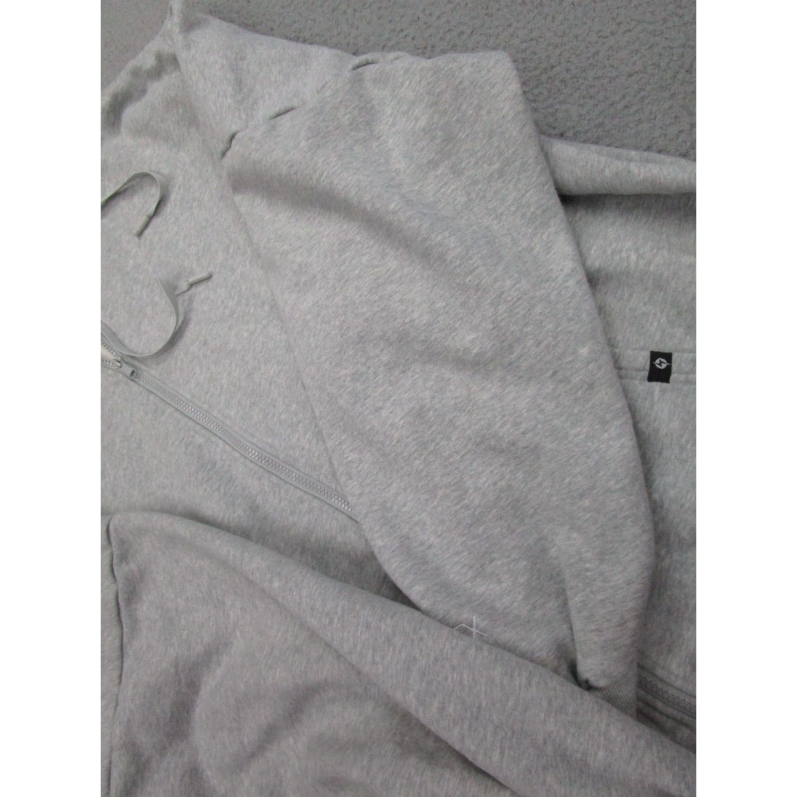 Vintage Popflex Hoodie 3X Gray Zip Full Zip Oversized Sweatshirt - Lightweight, Fleece, Activewear, Athleisure, Relaxed Womens, Plus Size, Casual, Streetwear Size XXL / US 16-18 / IT 52-54 - 5 Thumbnail