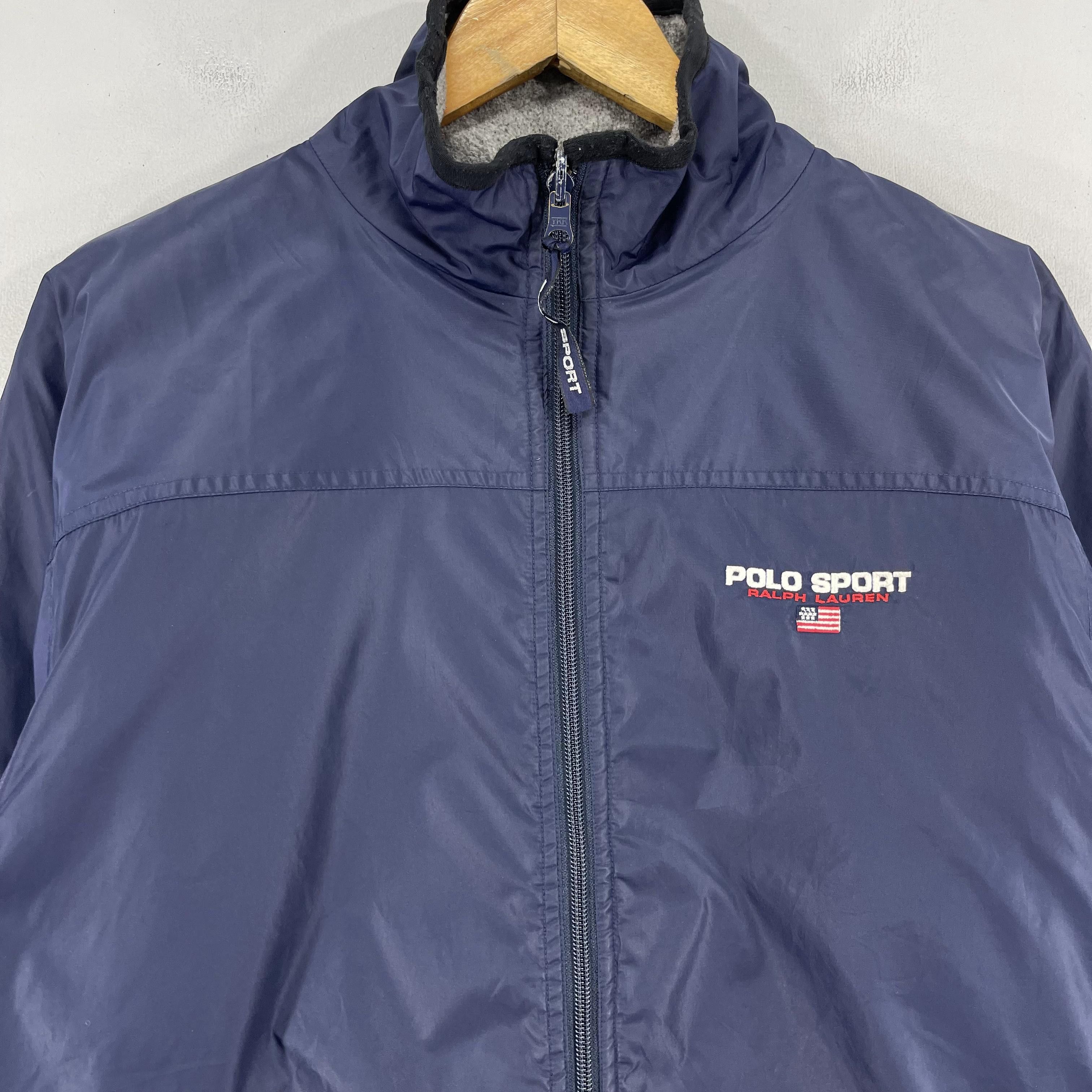Polo Ralph Lauren × Vintage Vintage POLO SPORT Puffer Fleece Reversible Jacket Size US M / EU 48-50 / 2 - 2 Thumbnail