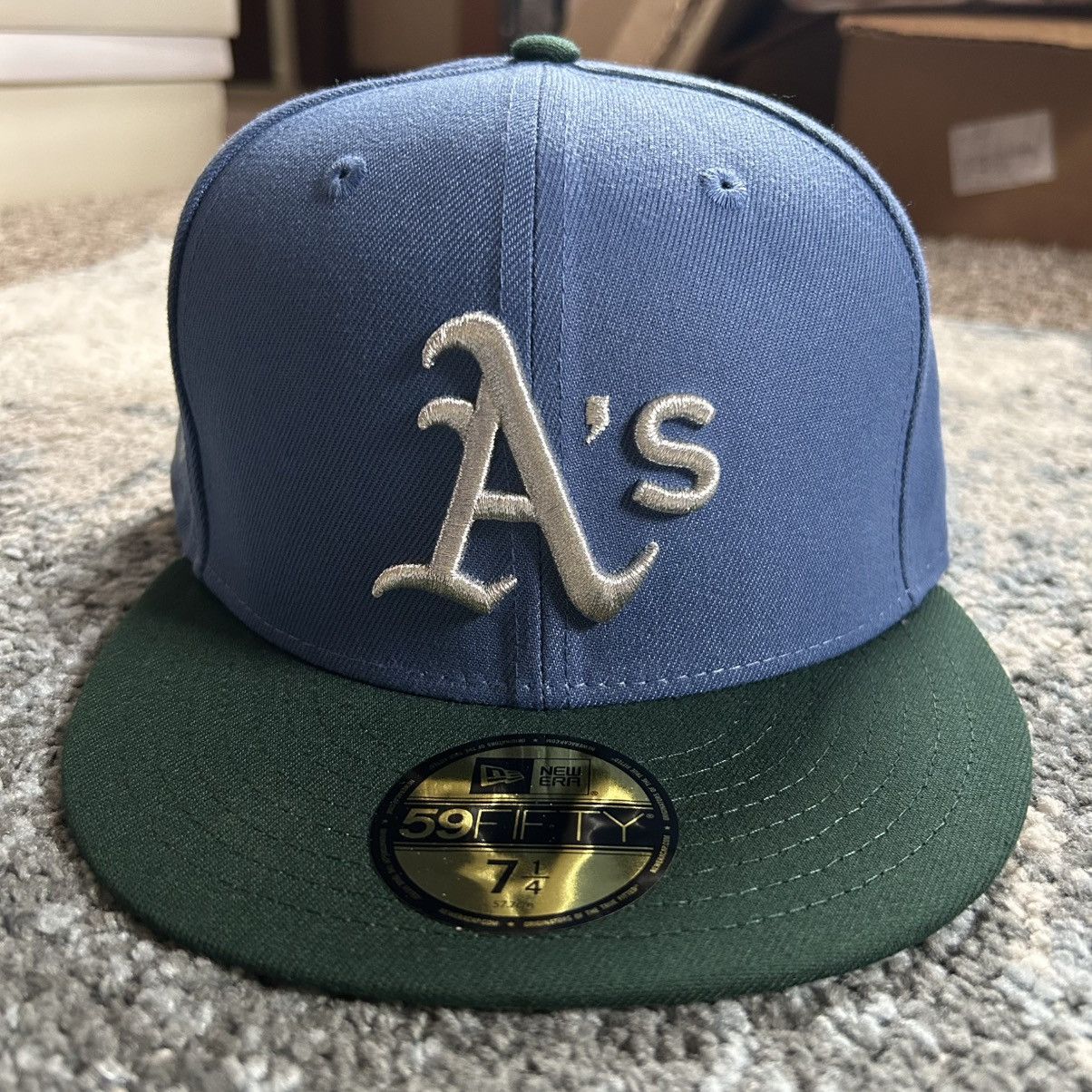 MyFitteds 7 1/4 OAKLAND ATHLETICS 1989 BATTLE OF THE BAY ARKHAM ASYLUM Size ONE SIZE - 7 Thumbnail
