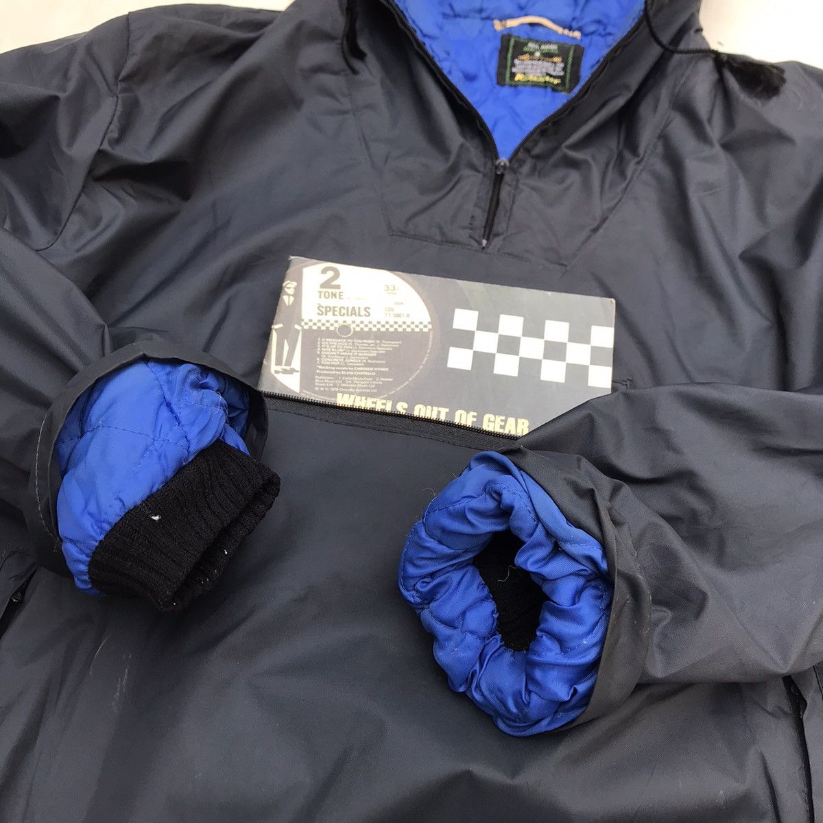 SMOCK × Vintage Rice wear Cagoule anorak Smock Middle Pocket Jacket blue Size US M / EU 48-50 / 2 - 7 Thumbnail