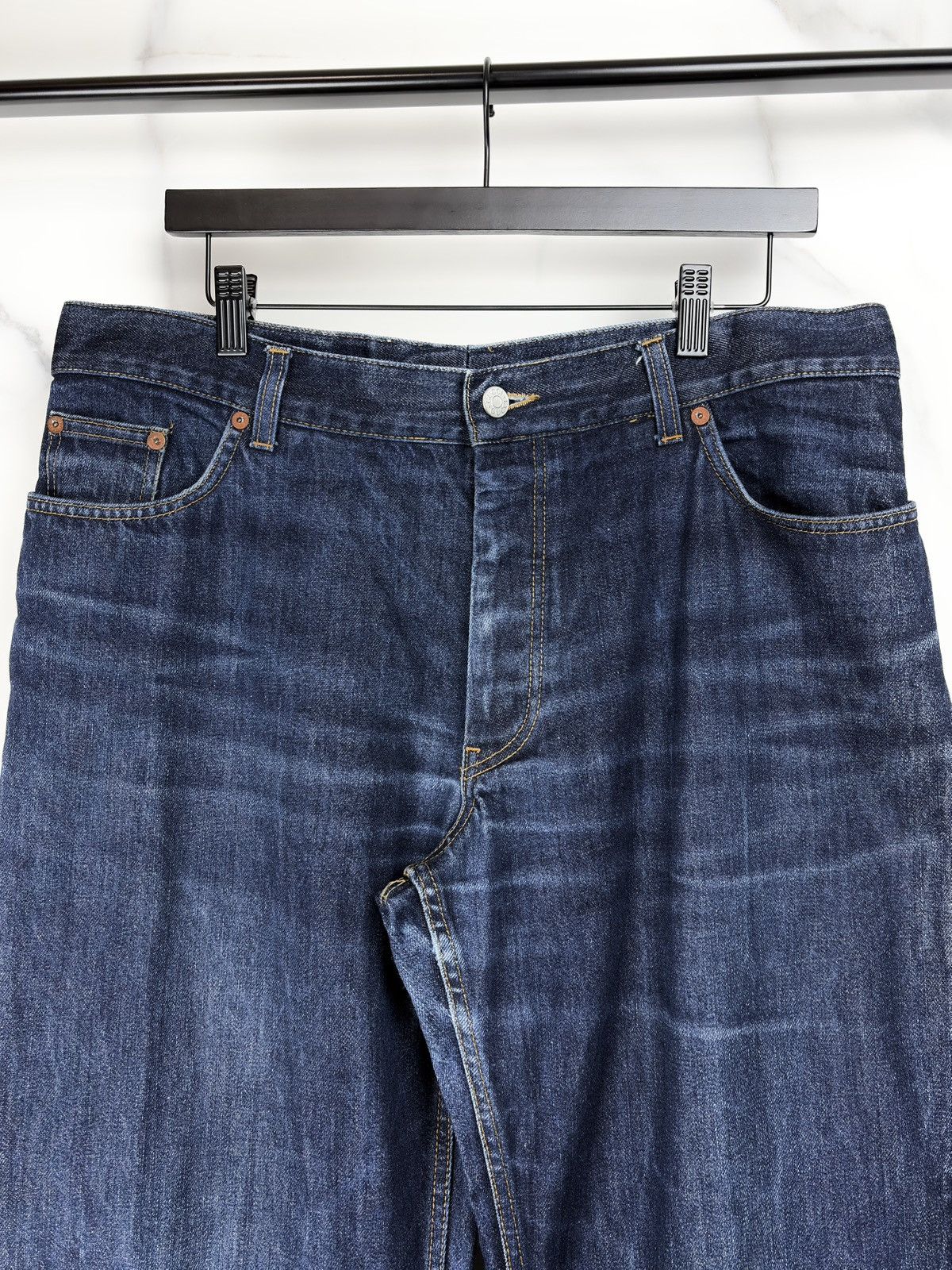 Gucci Gucci Tom Ford Vintage Web Tab Bootcut Indigo Denim Jeans Size US 36 / EU 52 - 2 Thumbnail