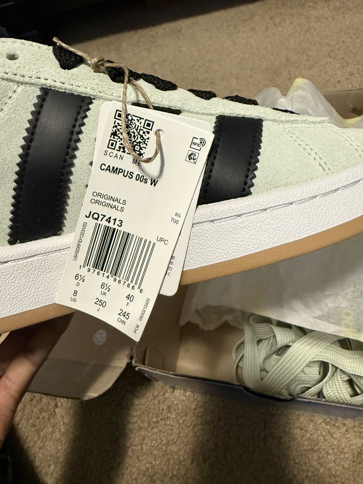 Adidas Adidas Campus 00’s Size US 8 / IT 38 - 4 Thumbnail