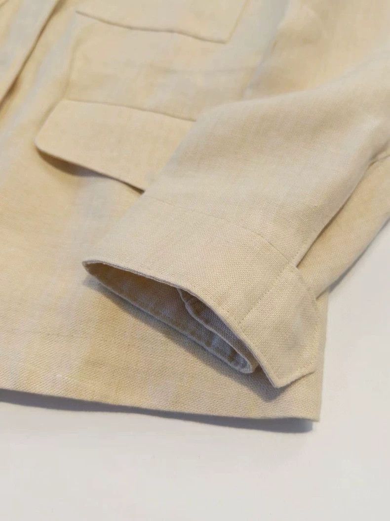 Loro Piana LORO PIANA Ladies 100% linen traveler's coat Size M / US 6-8 / IT 42-44 - 4 Thumbnail