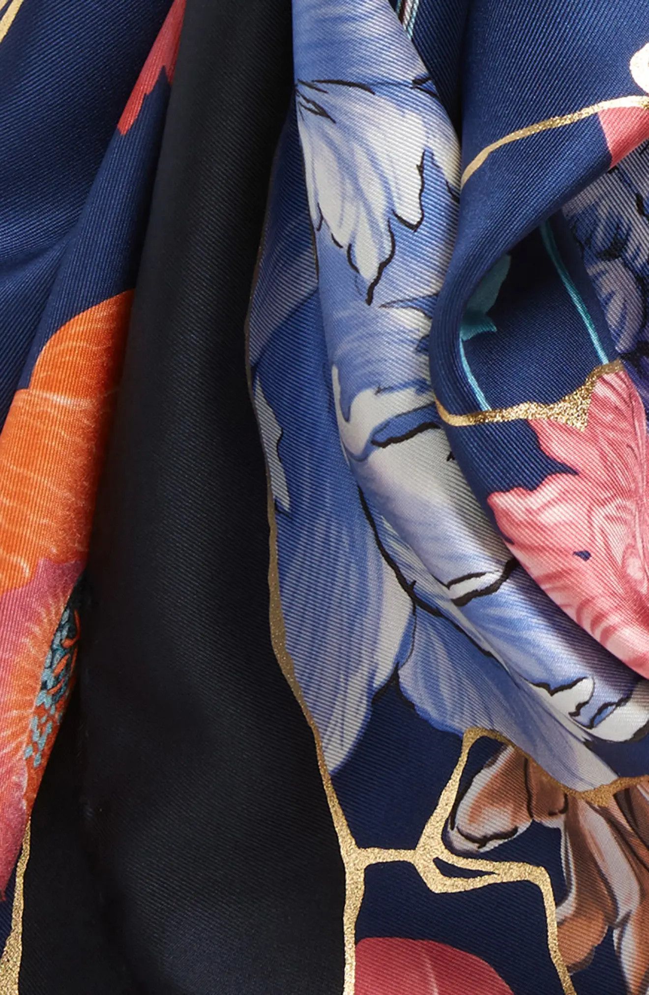 Salvatore Ferragamo o1s1rm1024 Size: 90x90 Cm / Scarf in Multicolor Size ONE SIZE - 4 Thumbnail