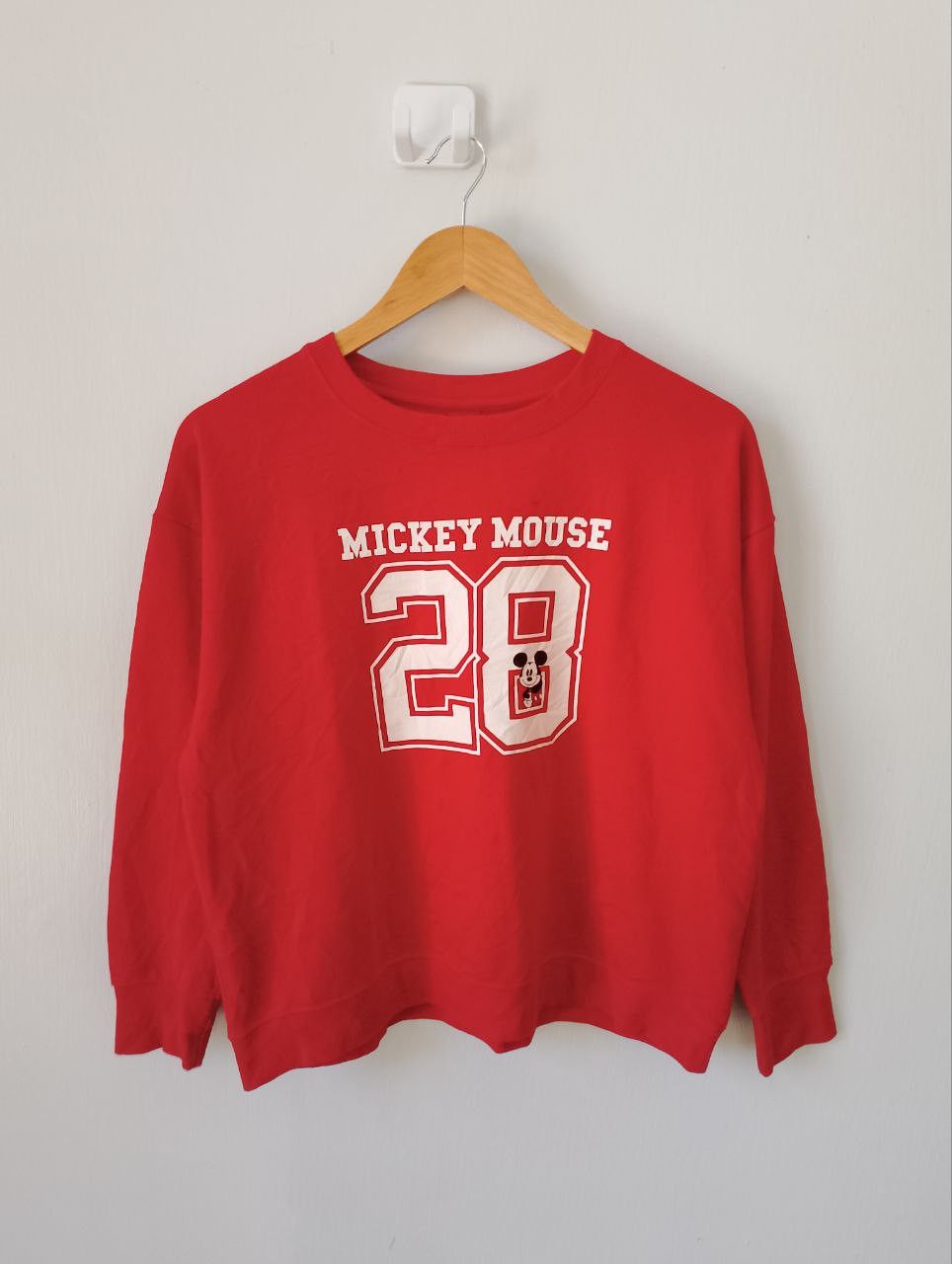 Mickey Mouse MICKEY MOUSE by Disney Cropped Jumper Sweatshirt Size M / US 6-8 / IT 42-44 - 1 Thumbnail