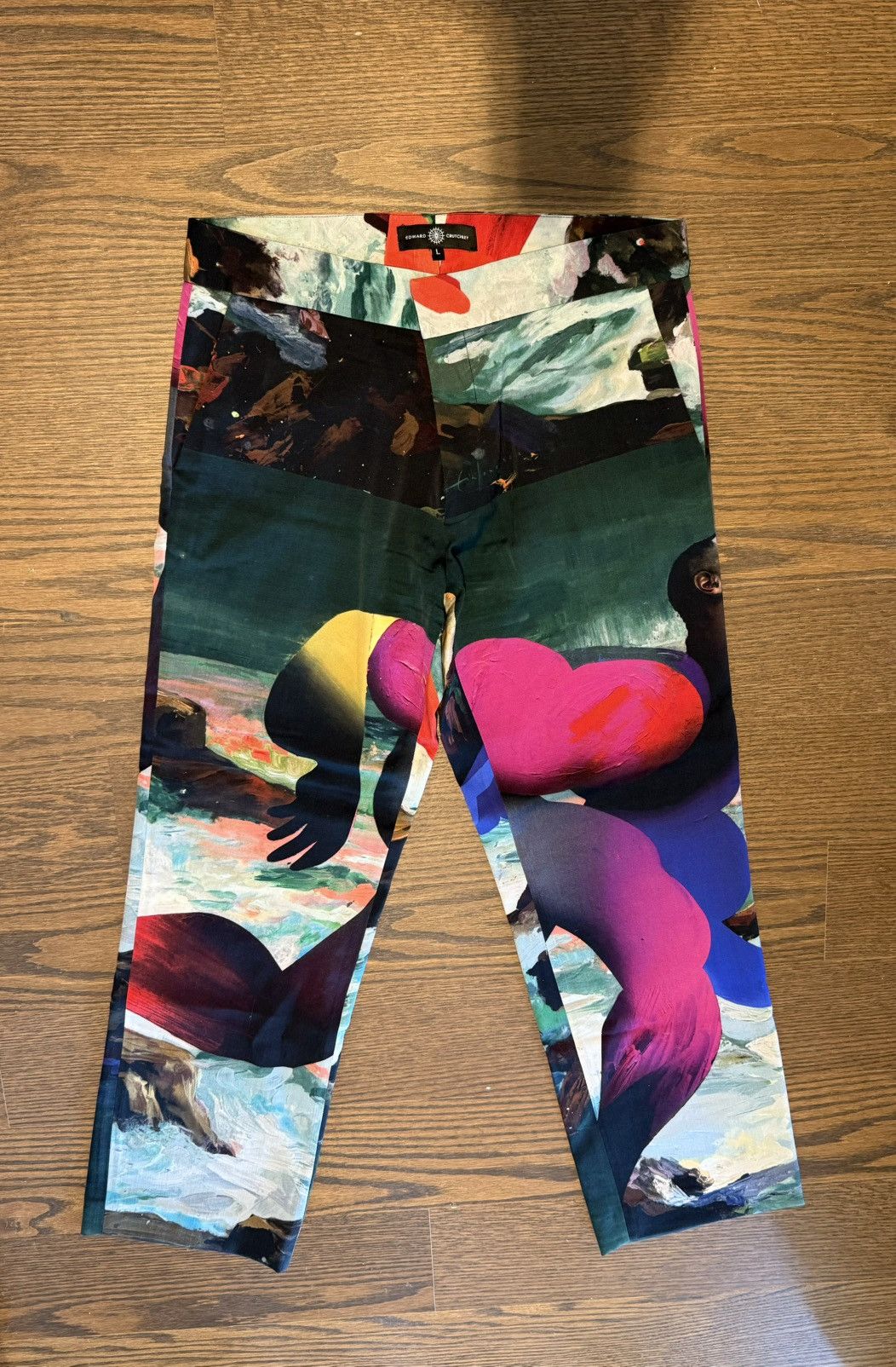 Other X Erik Jones Jason Print Trousers Size US 32 / EU 48 - 1 Thumbnail