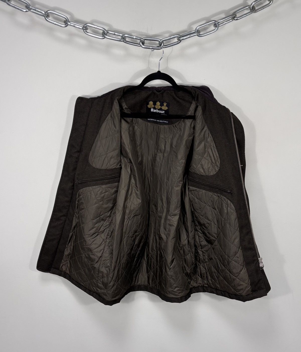 Barbour Barbour Herringbone Challenger Men’s Brown Coat Jacket Size US L / EU 52-54 / 3 - 2 Thumbnail