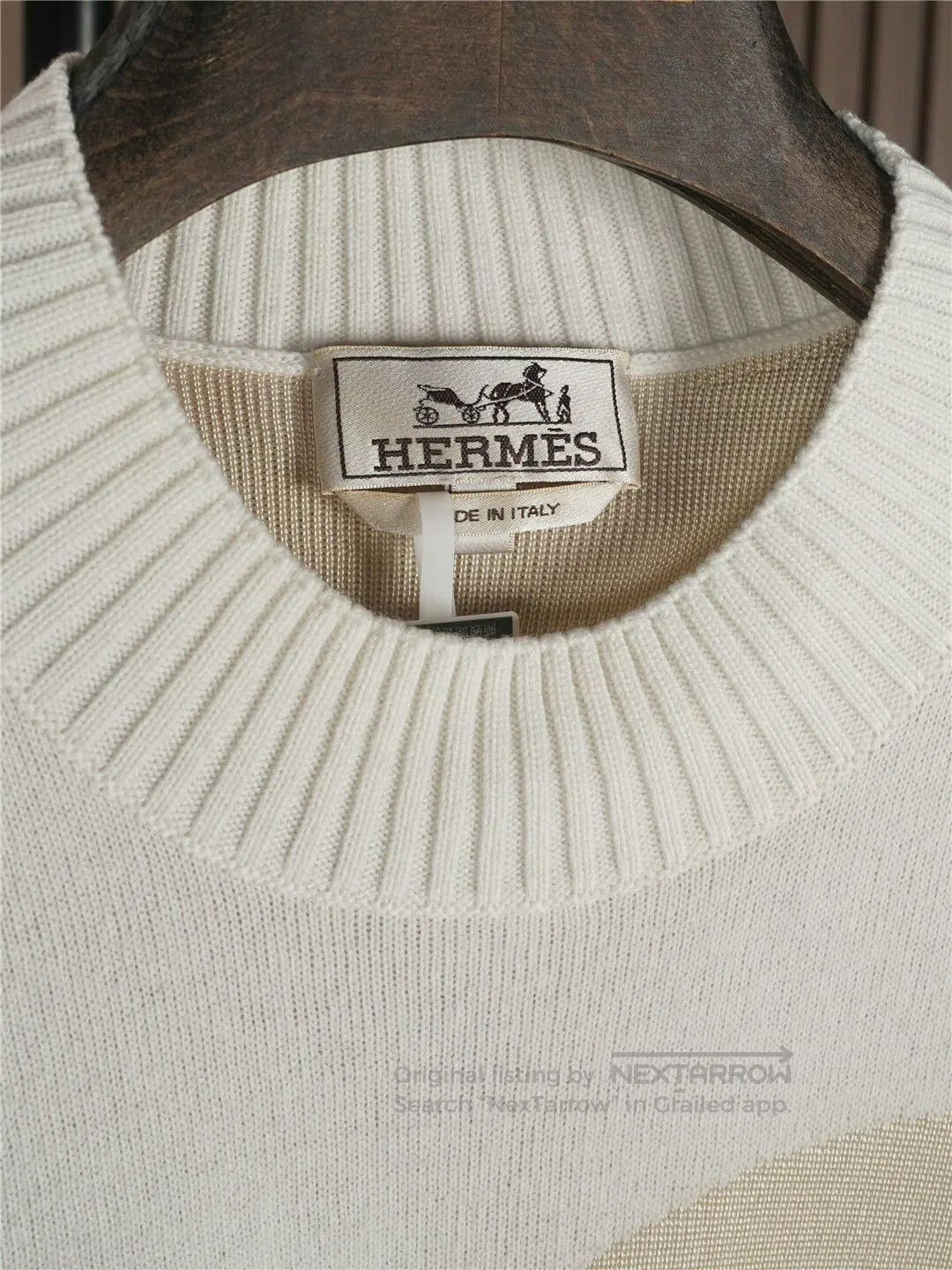 Hermes Hermes Men's Cashmere Silk Knit Sweater. Size US M / EU 48-50 / 2 - 2 Thumbnail