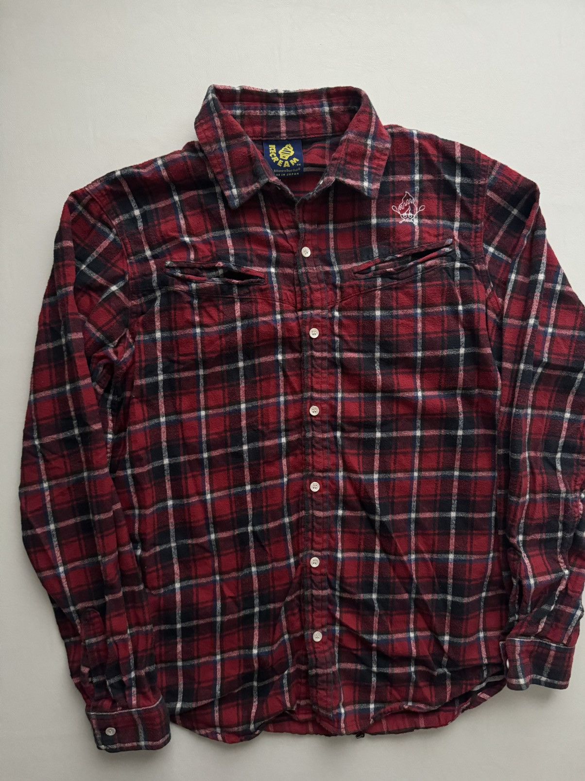 Billionaire Boys Club Season 10 Ice Cream Slanted Two Pocket Plaid Shirt Size US XL / EU 56 / 4 - 1 Thumbnail